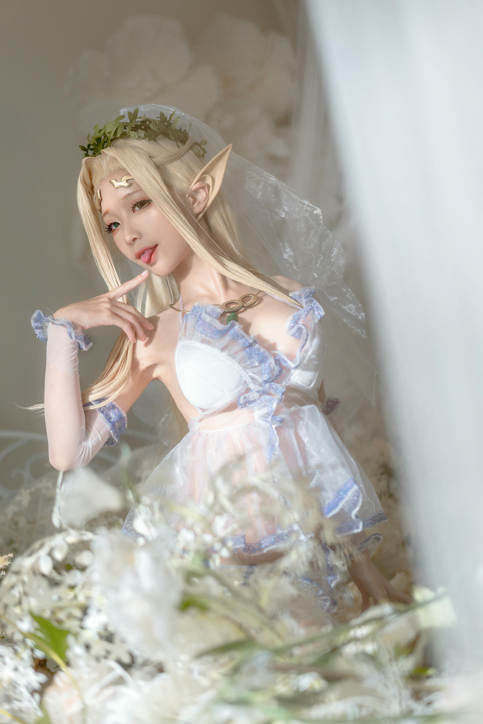 蠢沫沫 NO.116 白精灵-婚纱 [60P-674MB]_第1集