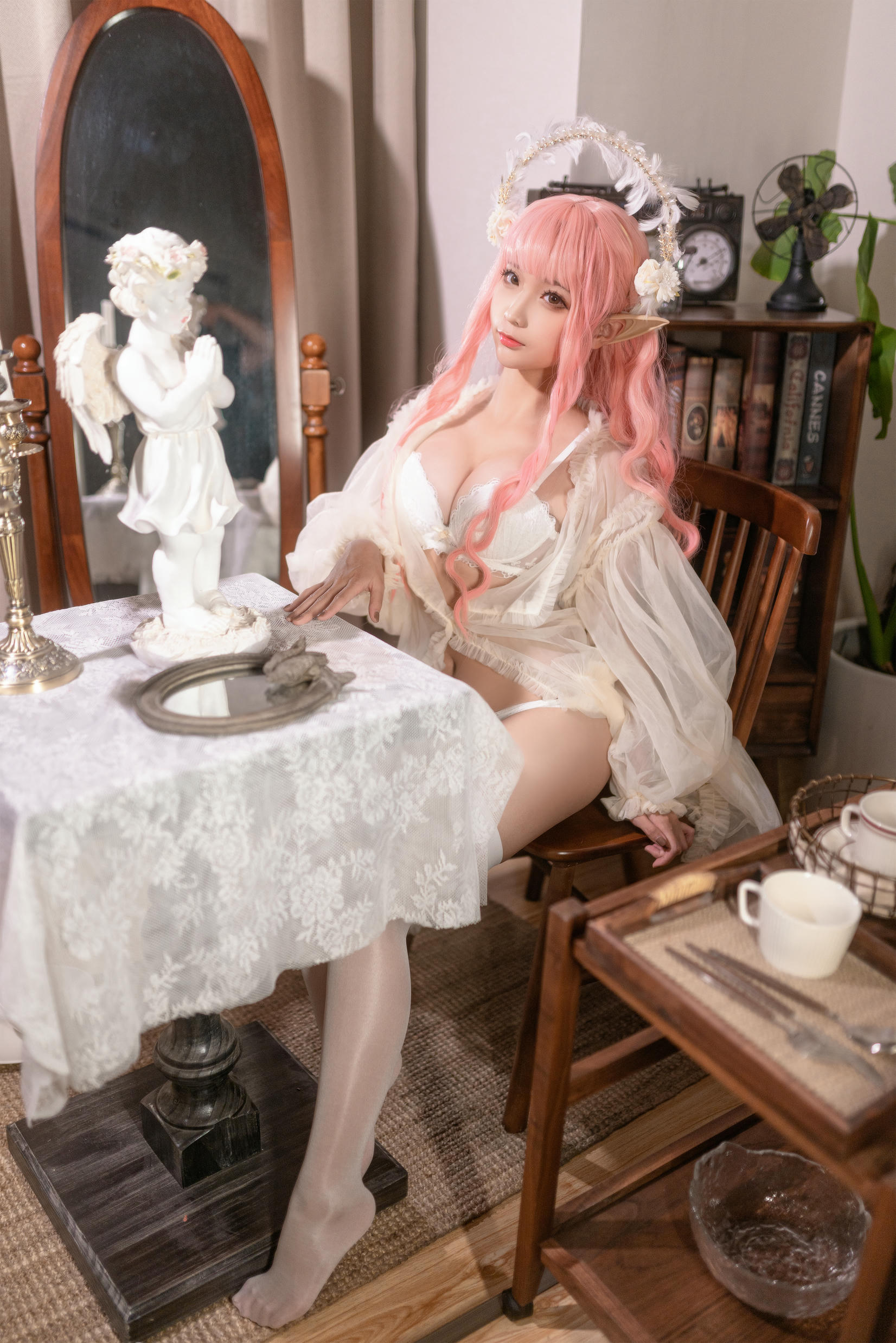 蠢沫沫 NO.120 尖耳国度 粉精灵 [40P-502MB]_第1集