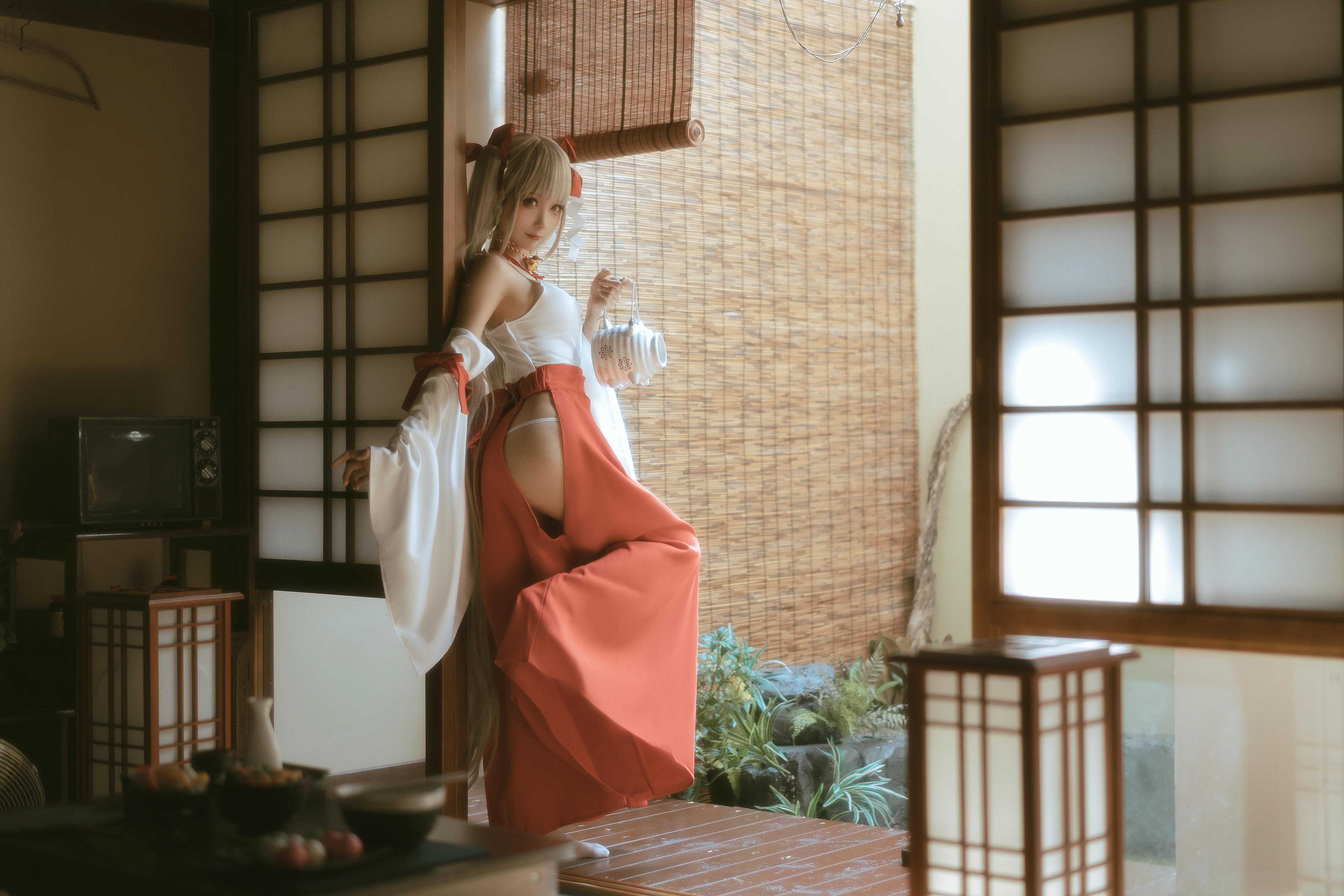 蠢沫沫 NO.130 可畏  巫女 [55P 787MB]_第1集