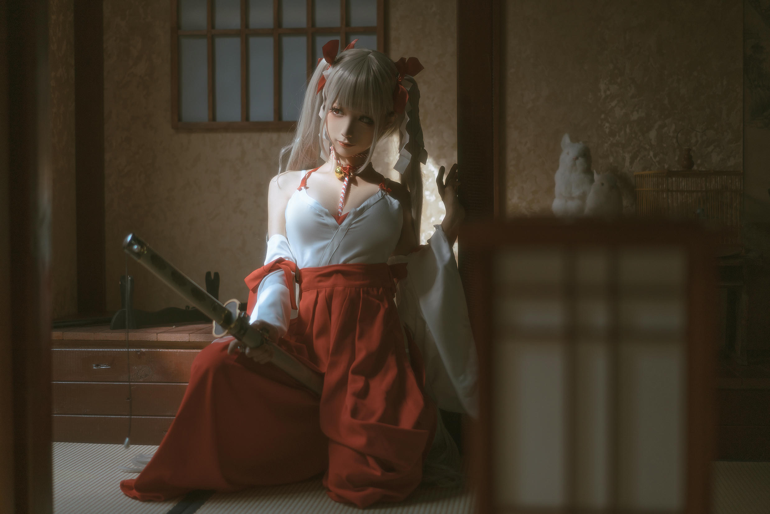 蠢沫沫 NO.130 可畏  巫女 [55P 787MB]_第3集