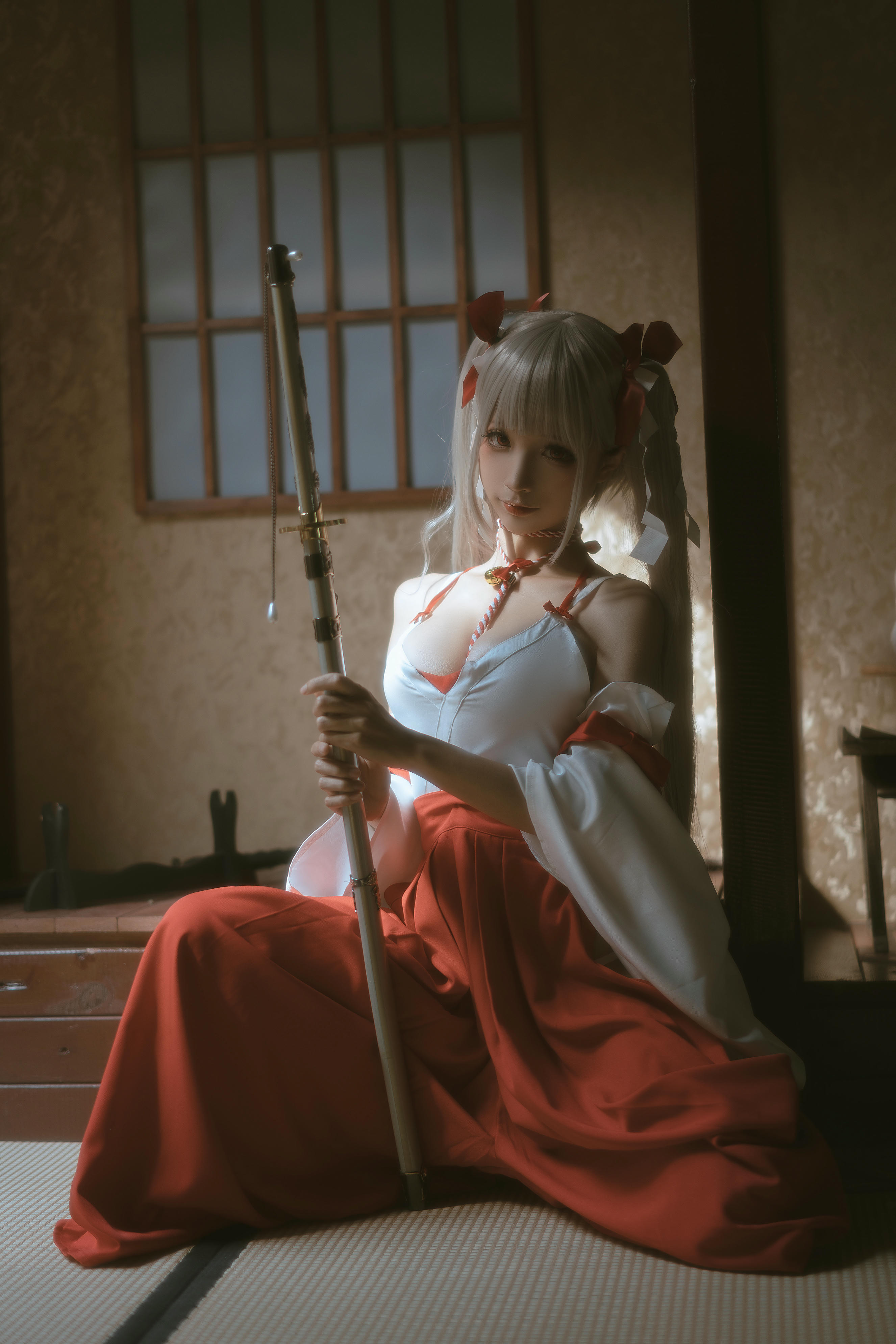 蠢沫沫 NO.130 可畏  巫女 [55P 787MB]_第3集