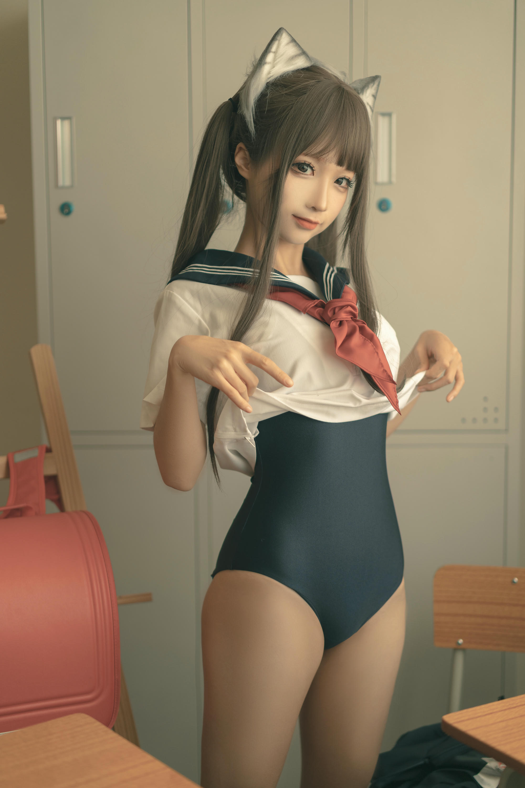 蠢沫沫 NO.133 放学后 绅士版[130P 1200MB]_第1集