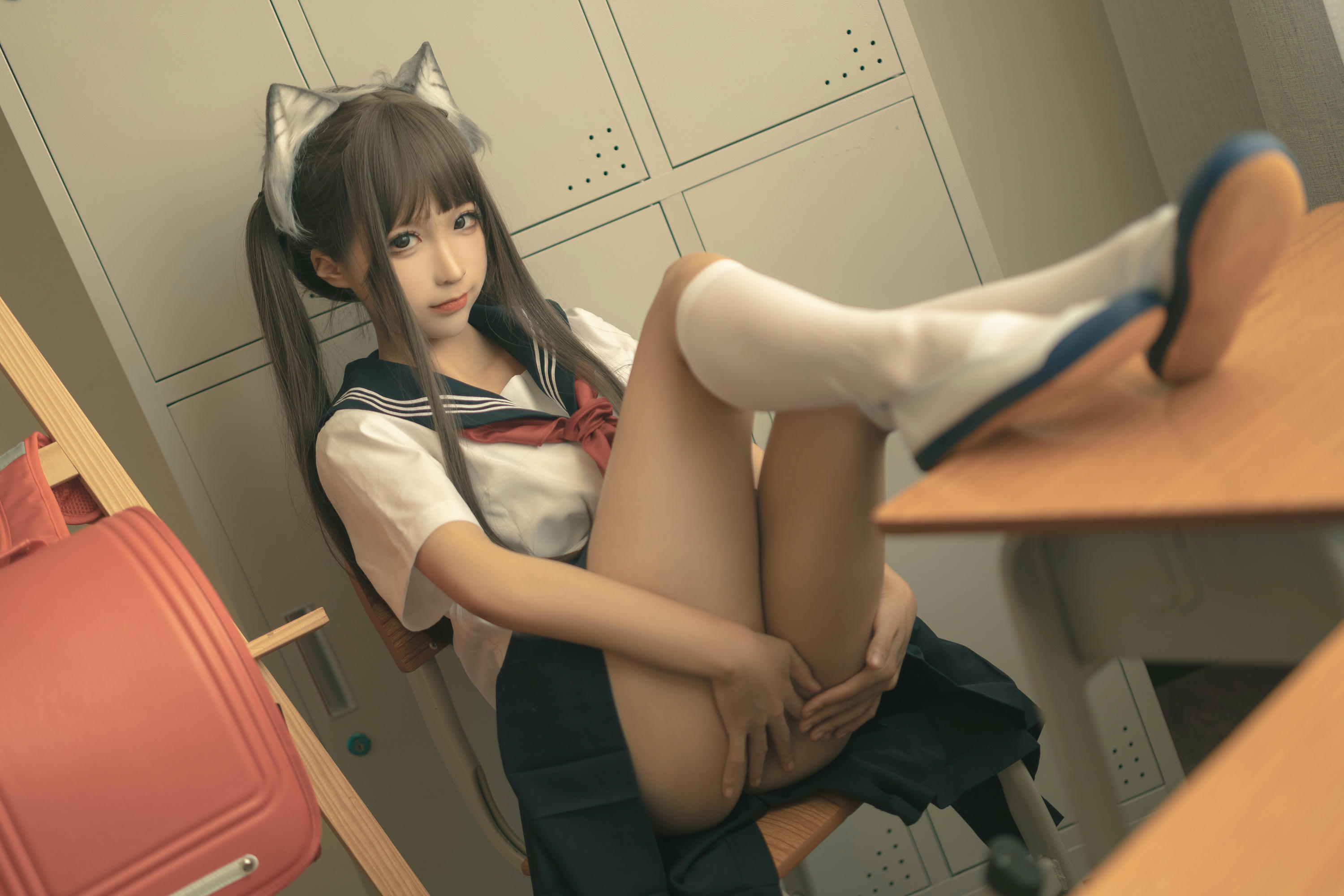 蠢沫沫 NO.133 放学后 绅士版[130P 1200MB]_第1集