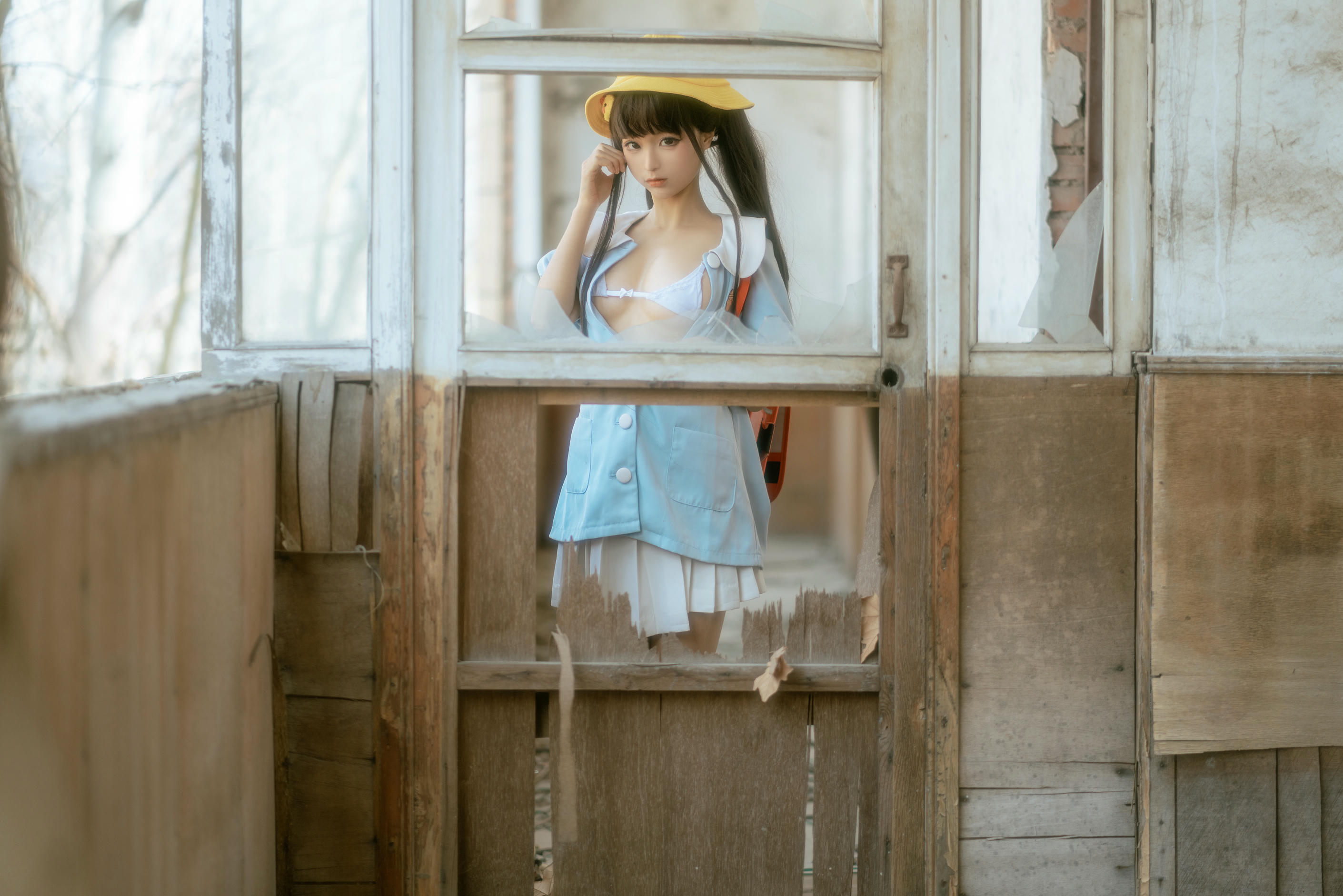 蠢沫沫 NO.154 小黄帽 绅士版 [156P-1.49G]_第3集