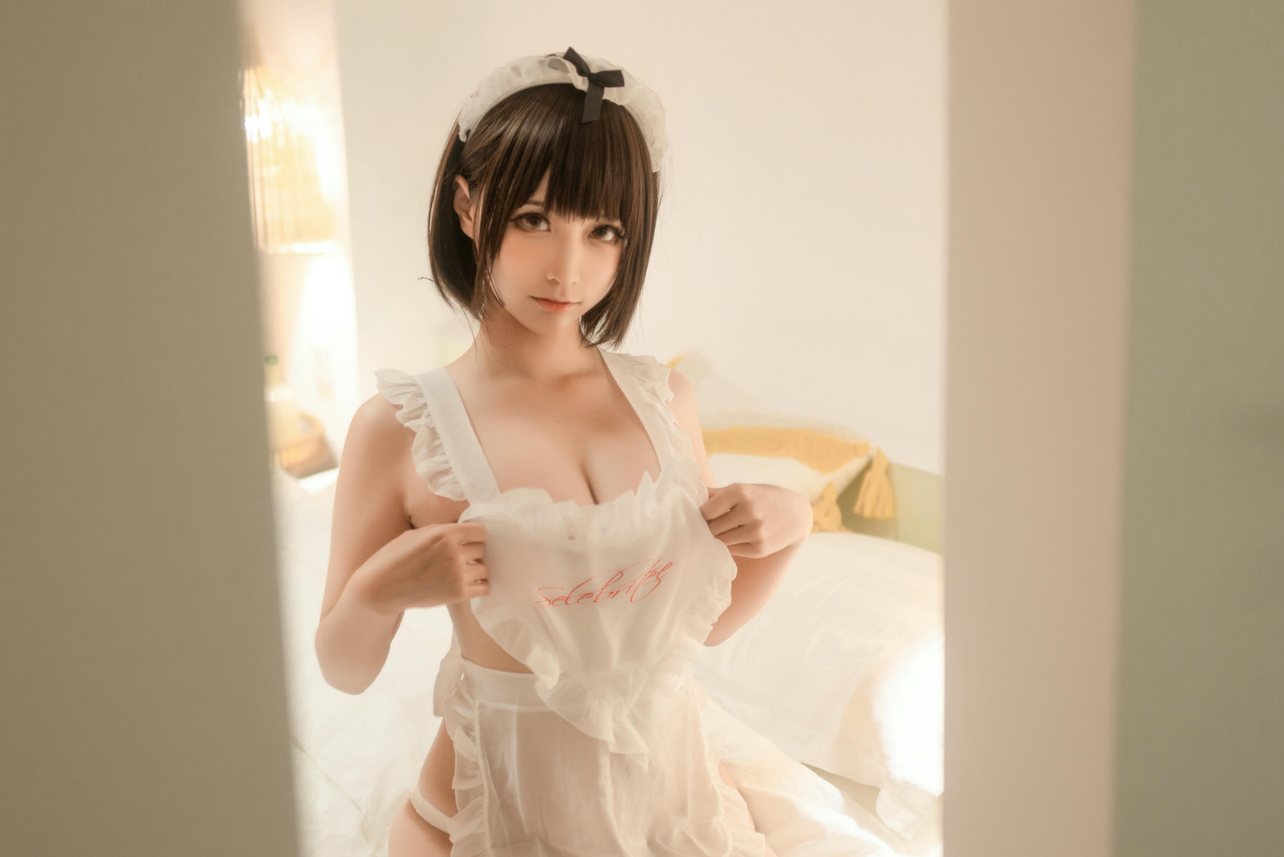 蠢沫沫 NO.155 沫沫真爱版 爱心围裙 [50P-369MB]_第1集