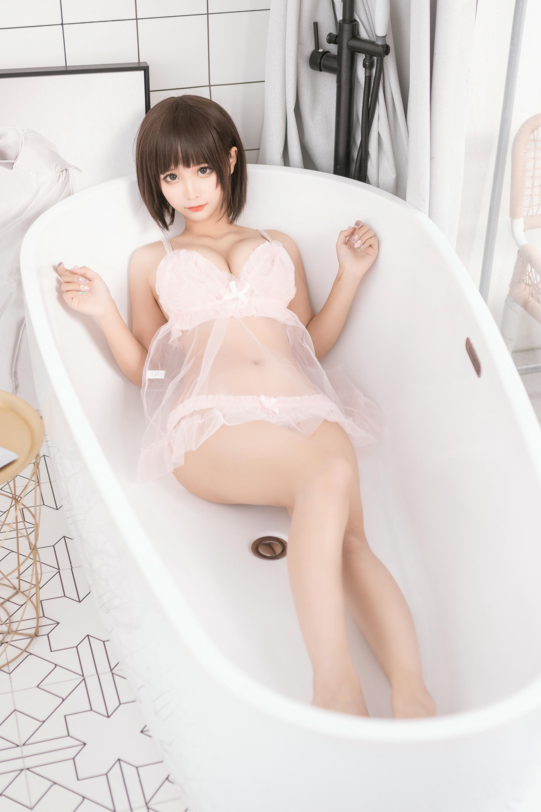 蠢沫沫 NO.160 沫沫真爱版 粉纱 [40P-282MB]_第1集