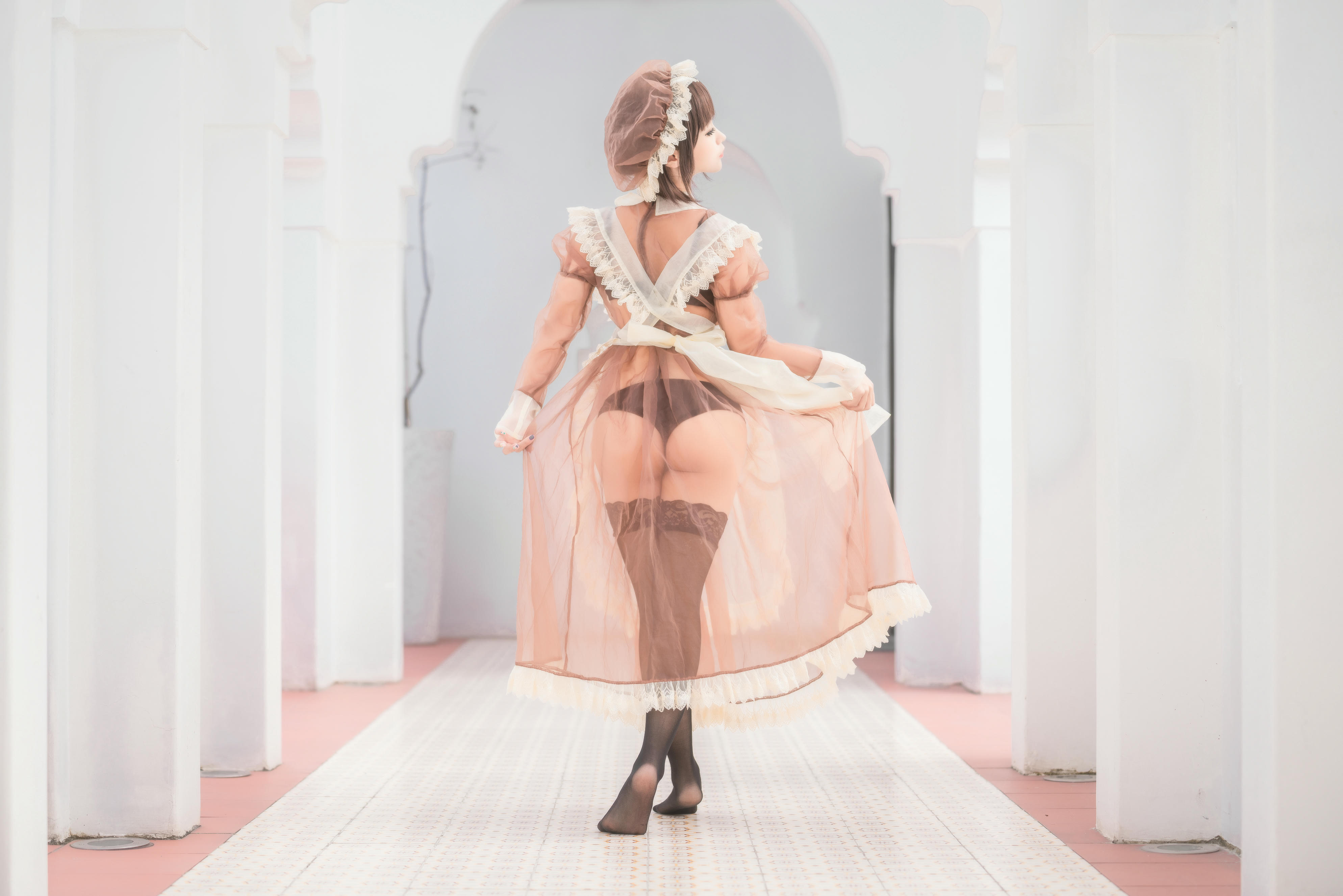 蠢沫沫 NO.174 沫沫真爱版 纱-室外女仆 [40P-560MB]_第1集