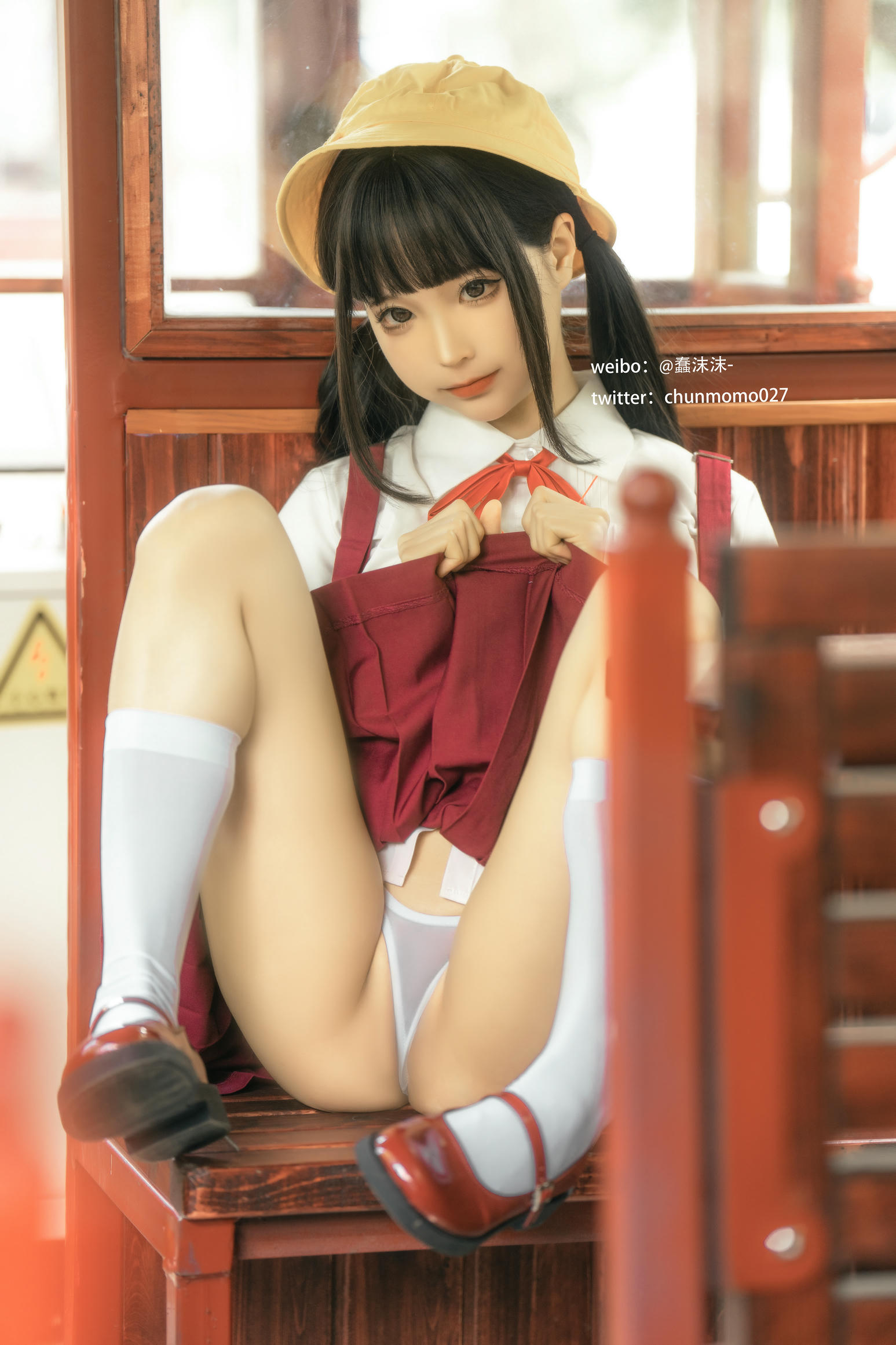 蠢沫沫 NO.177 红火车 [16P 100MB]_第1集