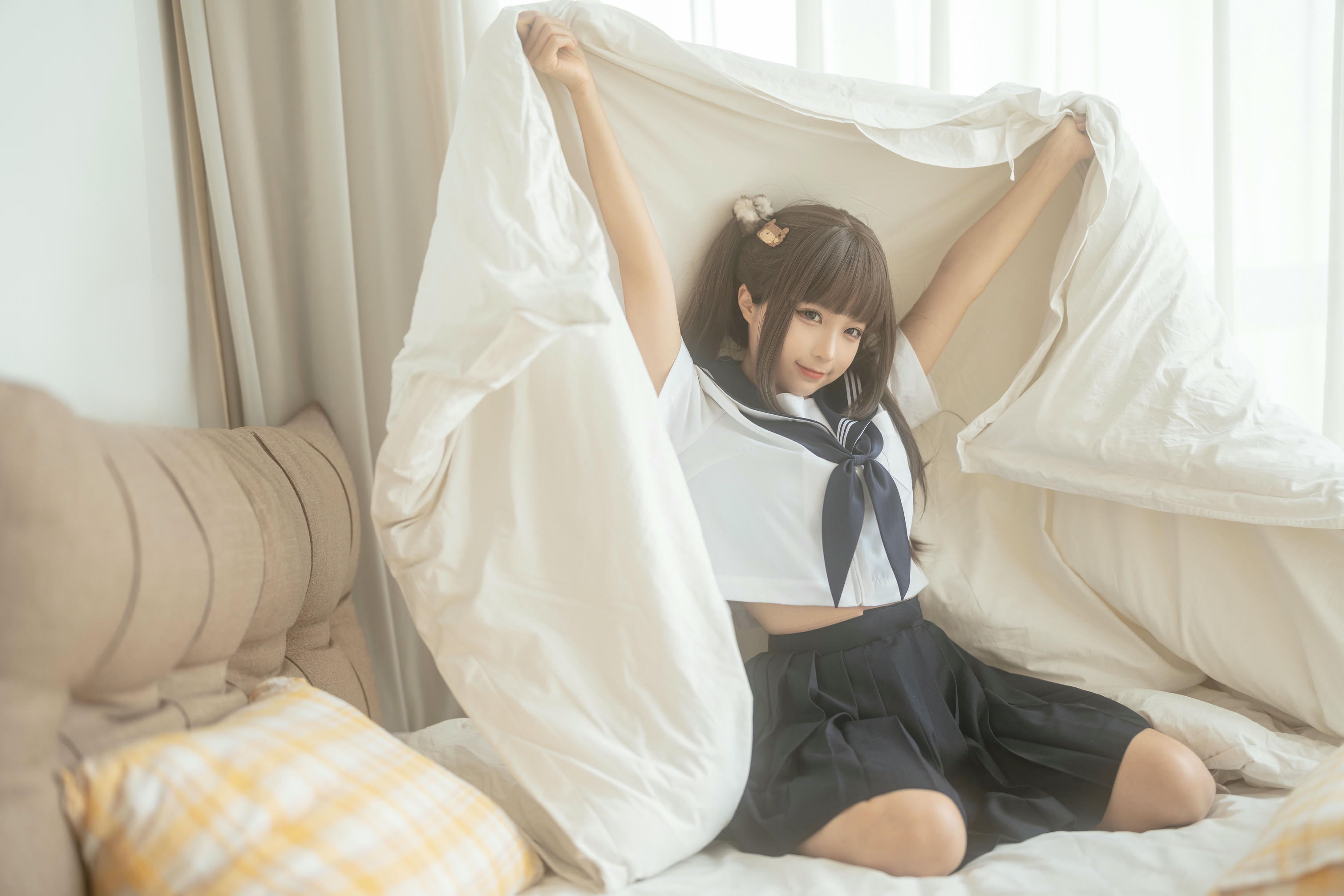 蠢沫沫 NO.180 被窝JK [15P1V-400MB]_第1集