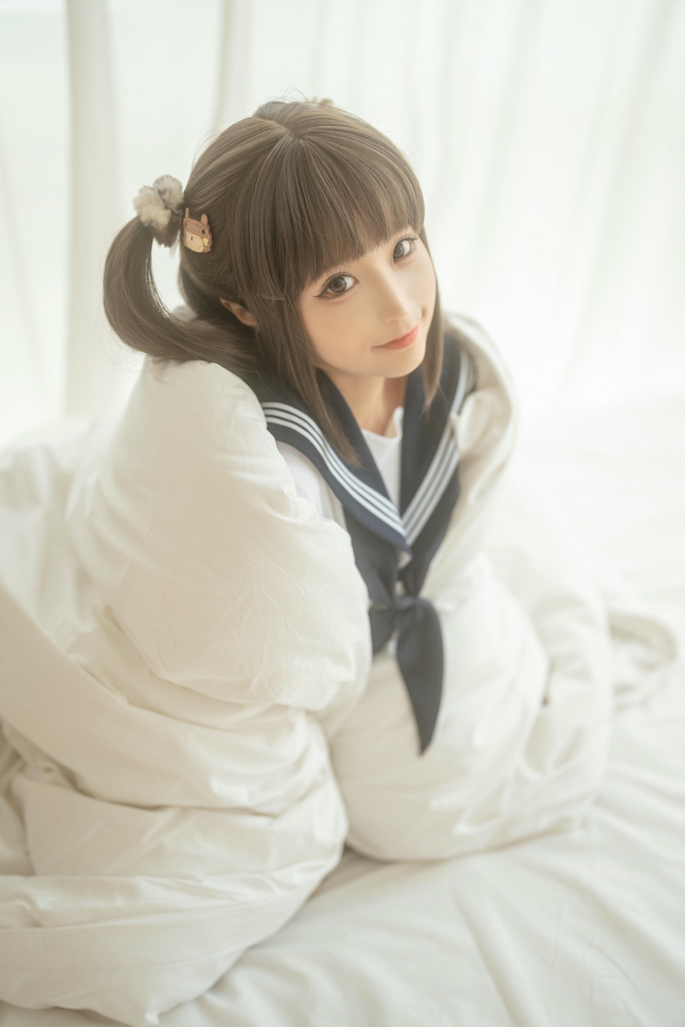 蠢沫沫 NO.180 被窝JK [15P1V-400MB]_第1集