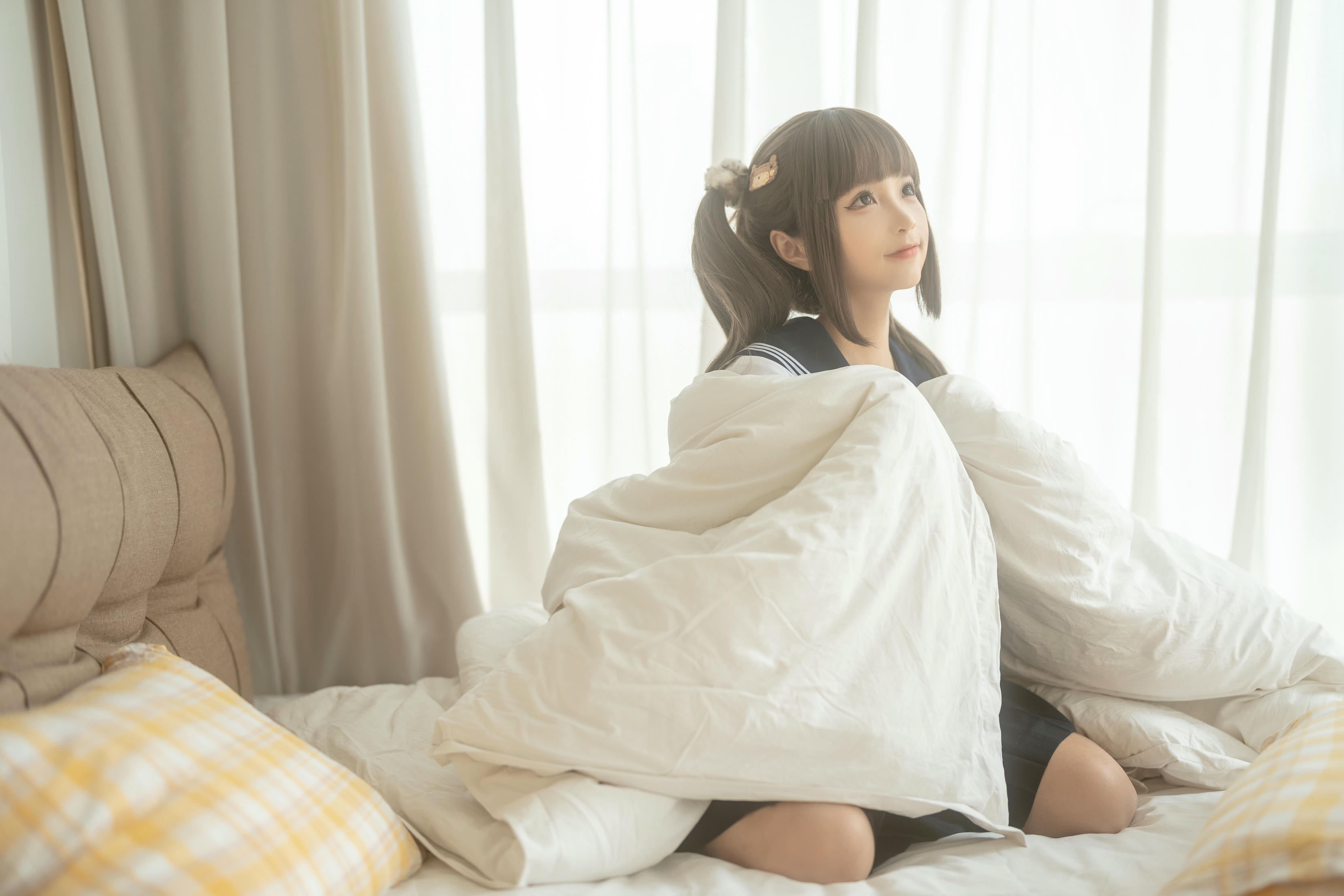 蠢沫沫 NO.180 被窝JK [15P1V-400MB]_第1集