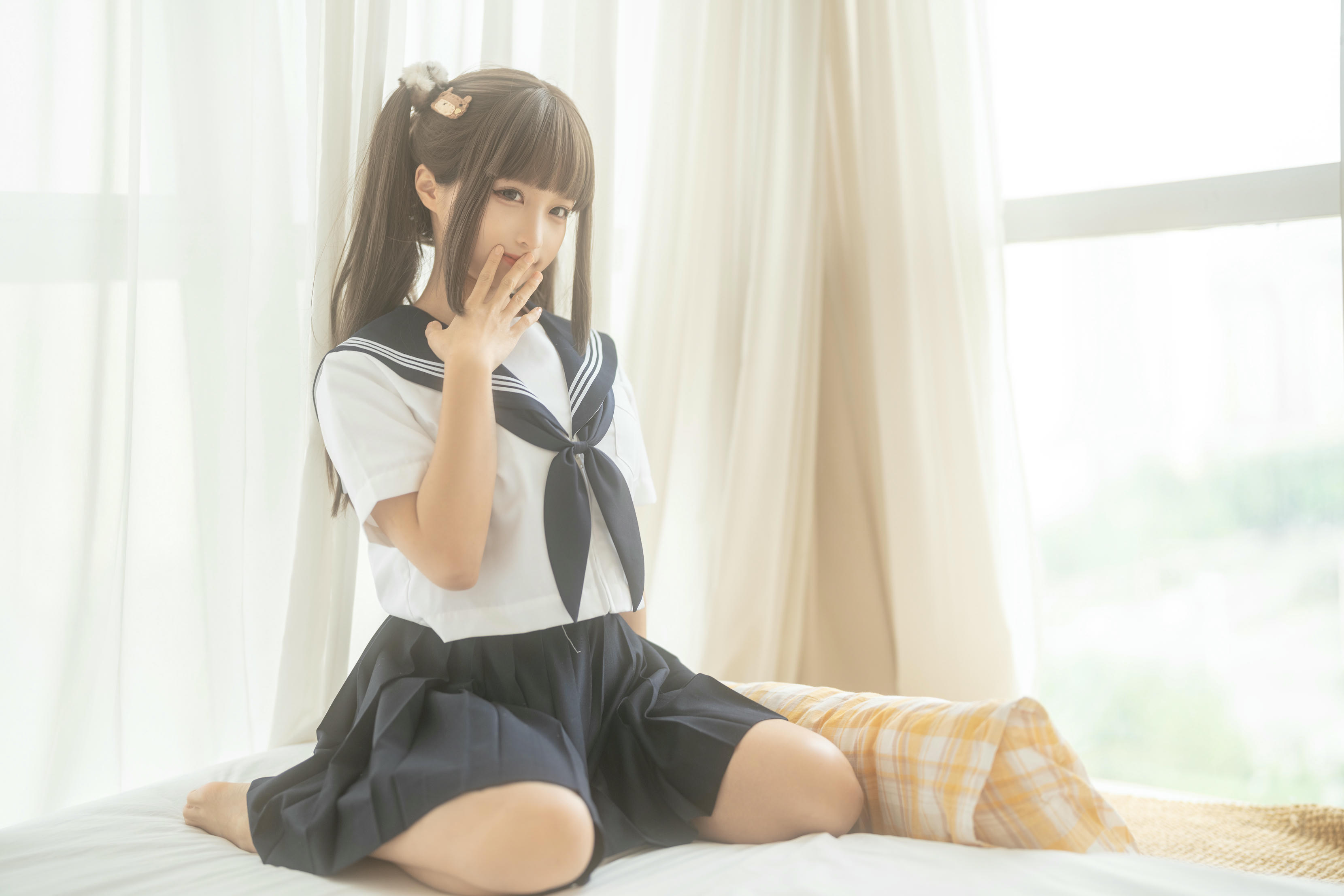 蠢沫沫 NO.180 被窝JK [15P1V-400MB]_第1集