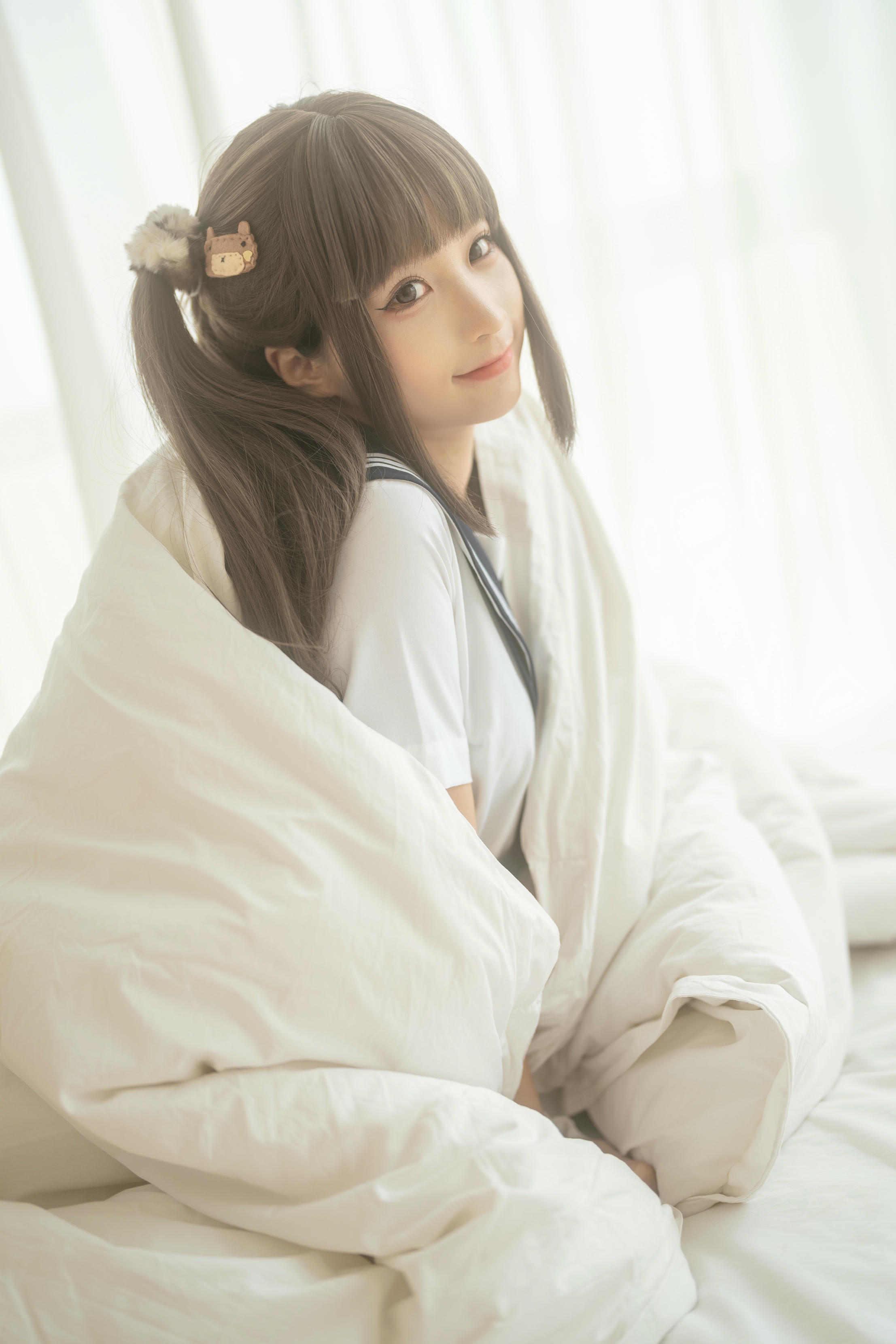 蠢沫沫 NO.180 被窝JK [15P1V-400MB]_第1集