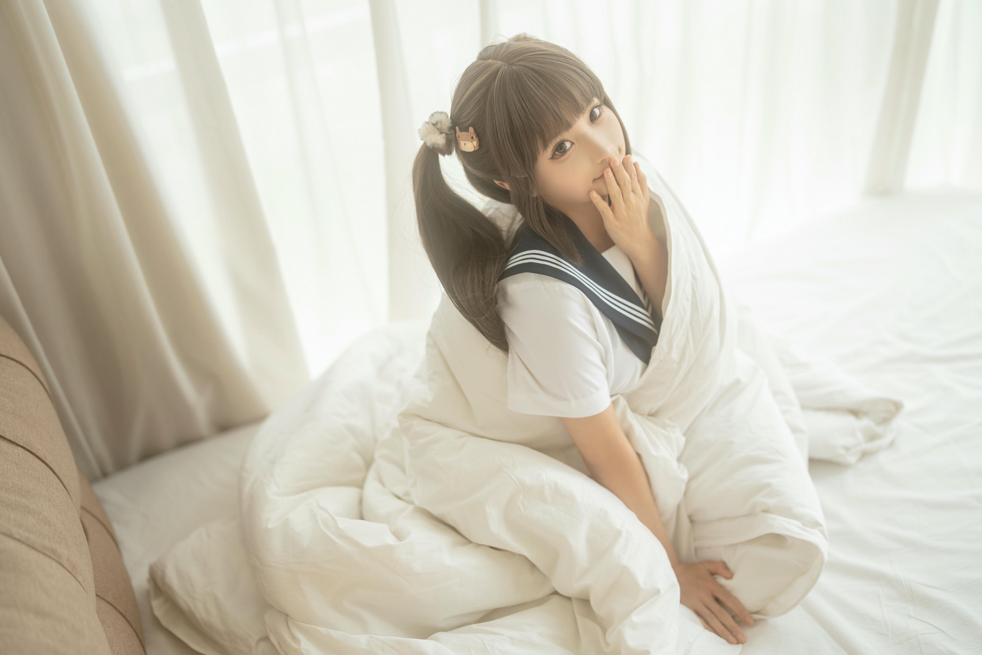 蠢沫沫 NO.180 被窝JK [15P1V-400MB]_第1集