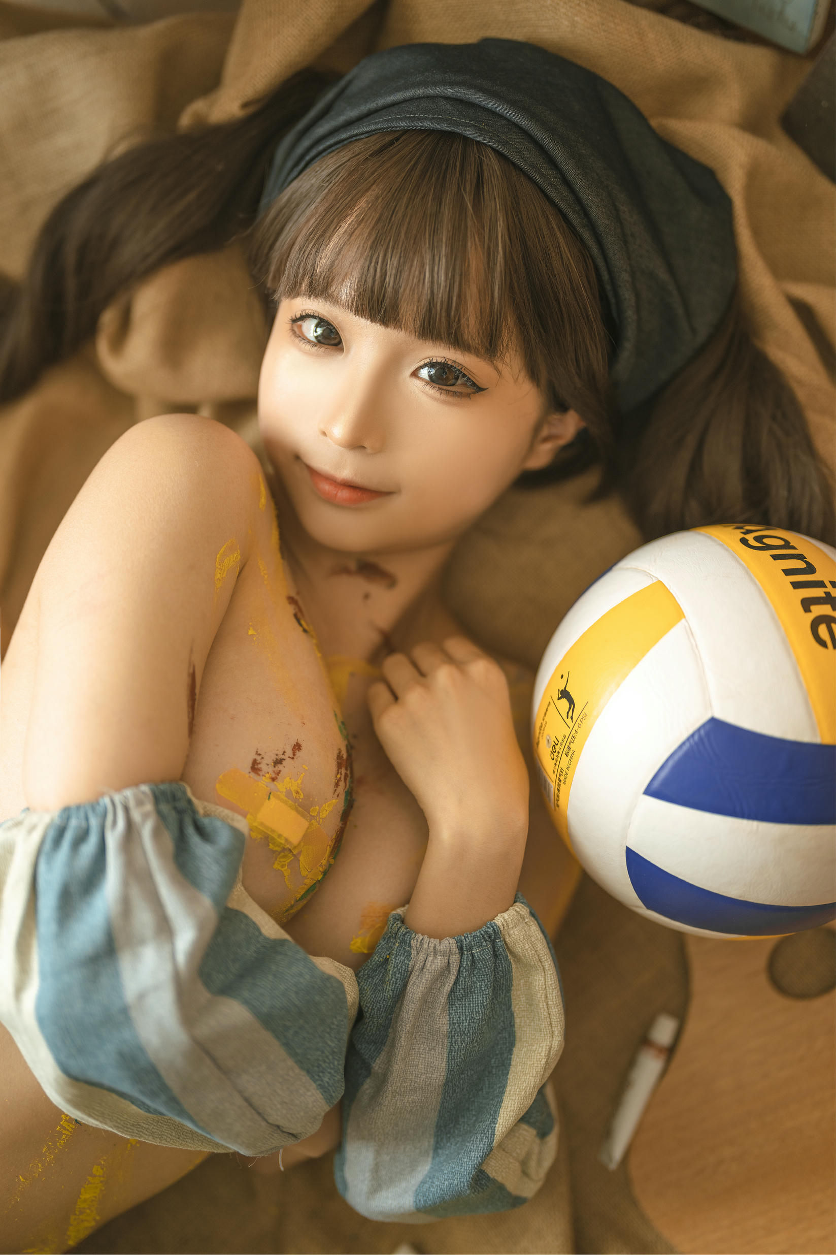 蠢沫沫 NO.182 画室背带裤 绅士版 [110P 1.08GB]_第6集