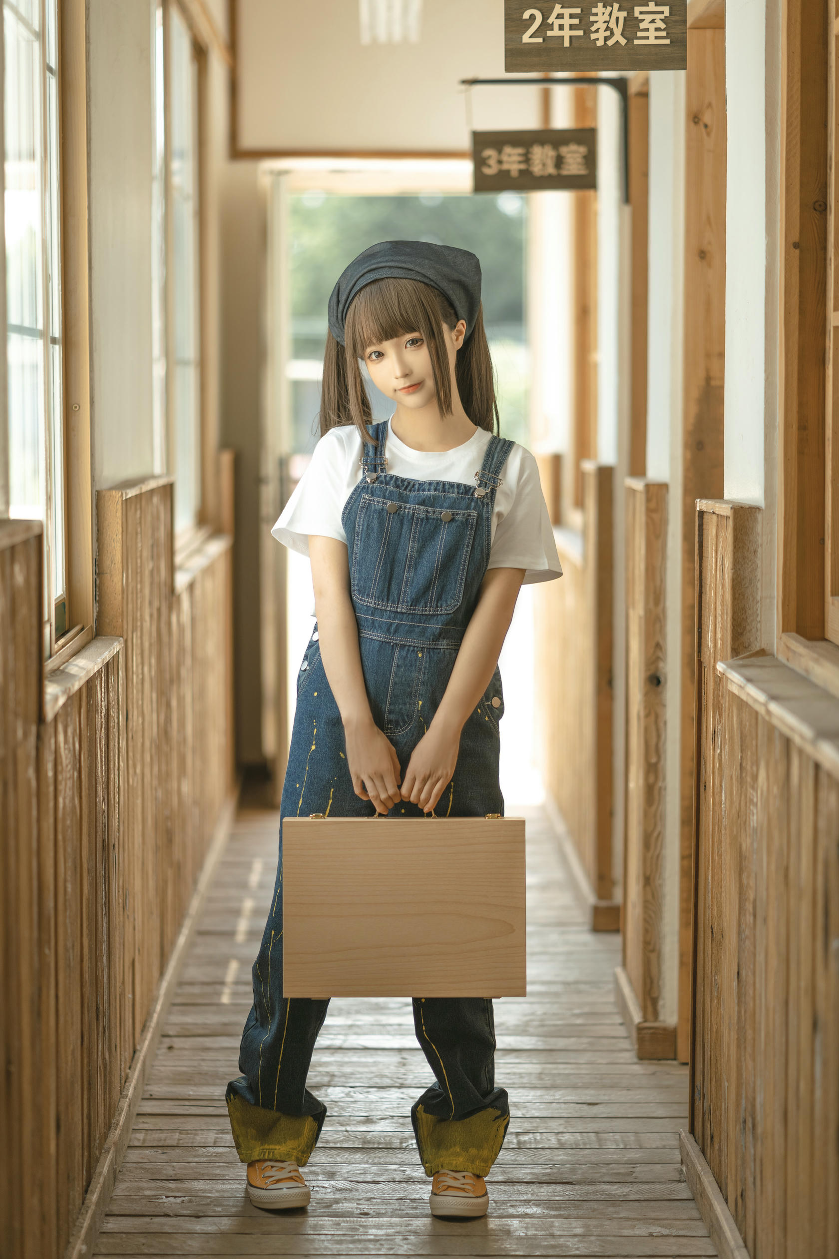 蠢沫沫 NO.182 画室背带裤 绅士版 [110P 1.08GB]_第2集