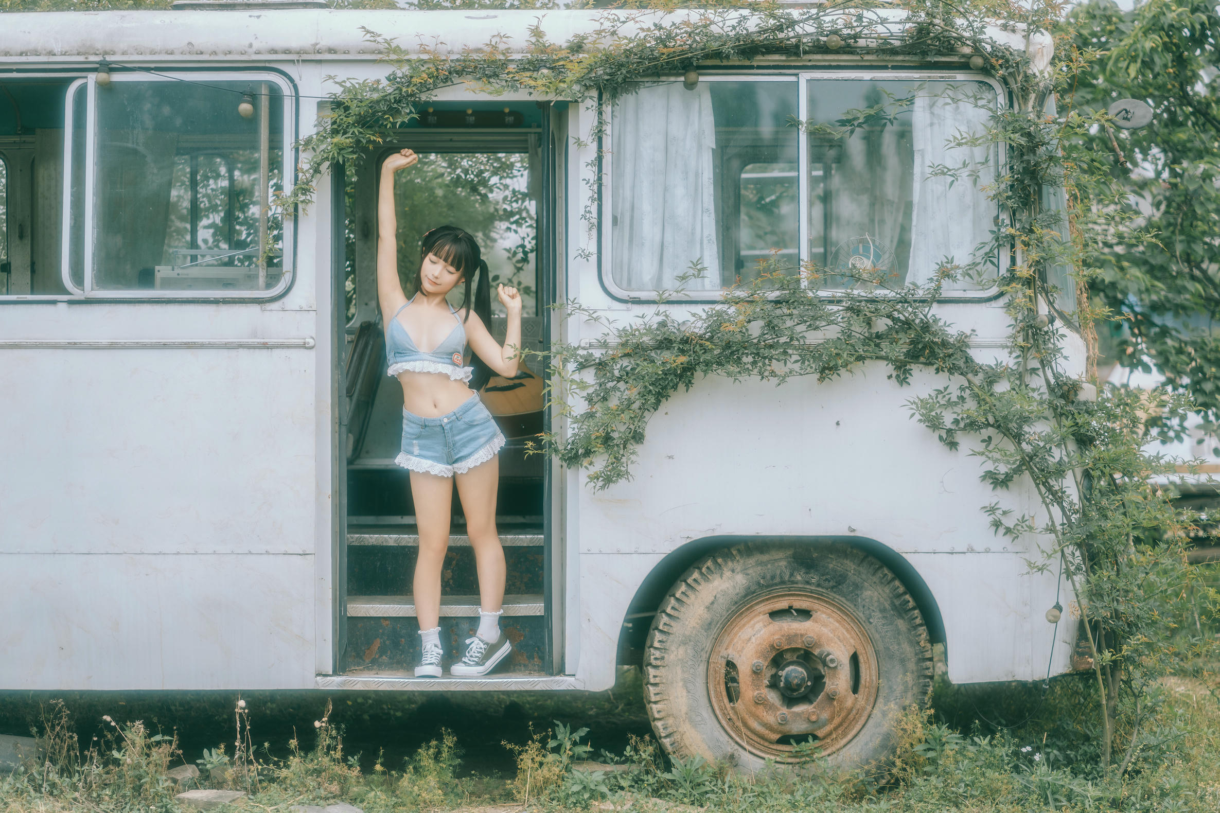 蠢沫沫 NO.184 真空大巴车 绅士版 [130P 1.28GB]_第1集