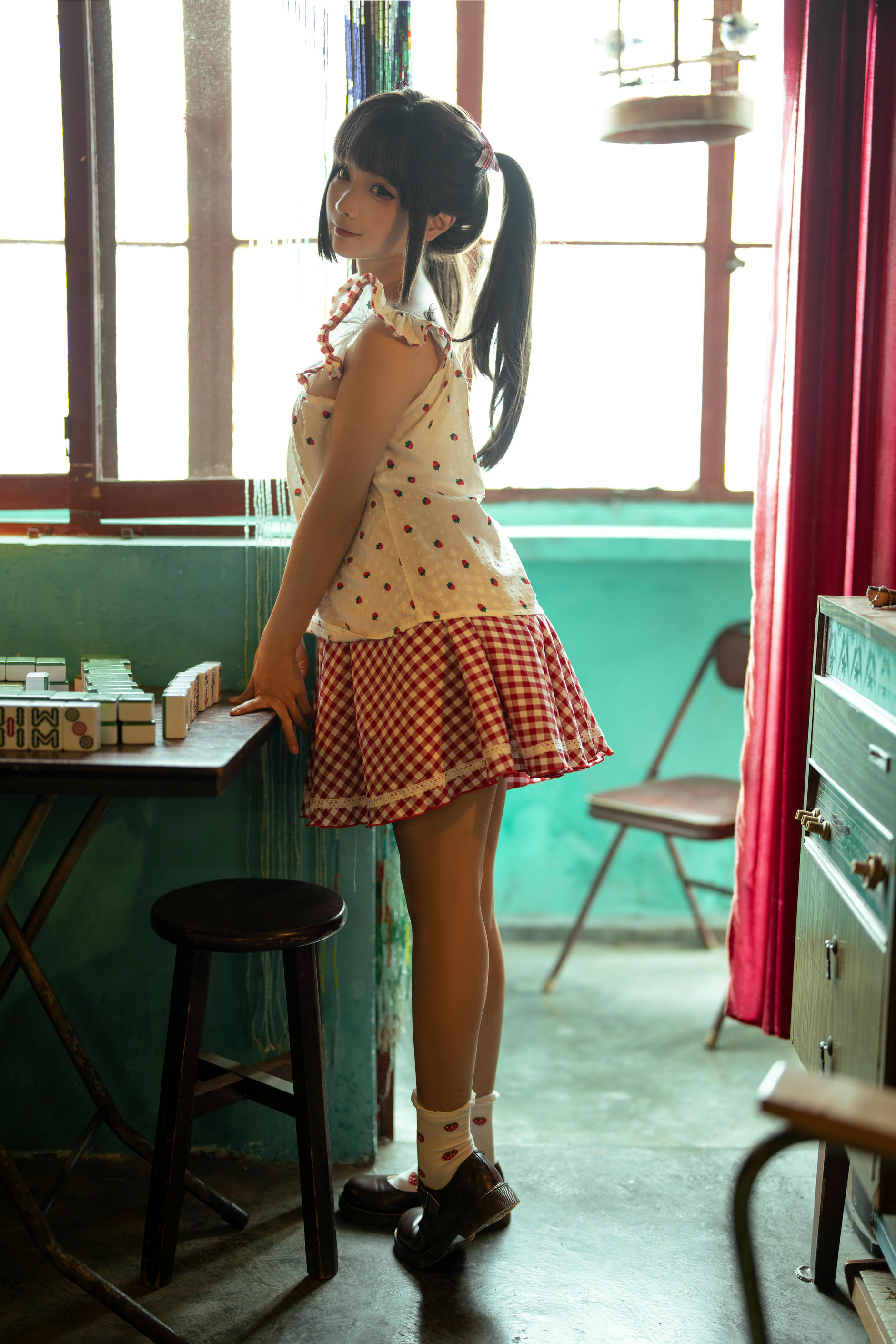 蠢沫沫 NO.185 红格子 绅士版 [118P1V 4.11GB]_第1集