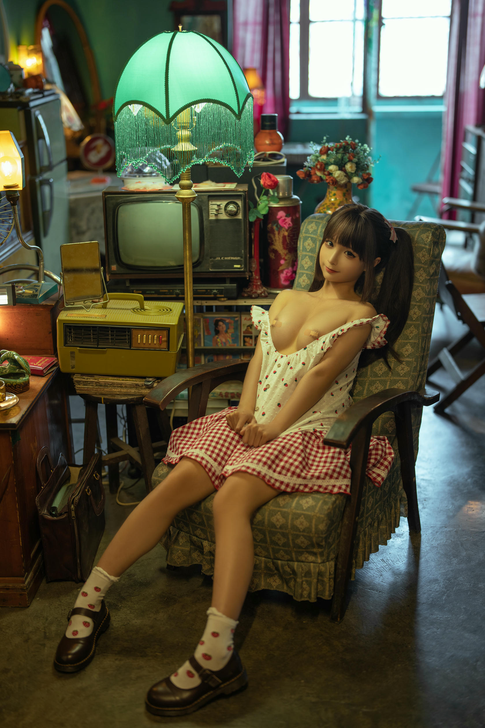 蠢沫沫 NO.185 红格子 绅士版 [118P1V 4.11GB]_第2集