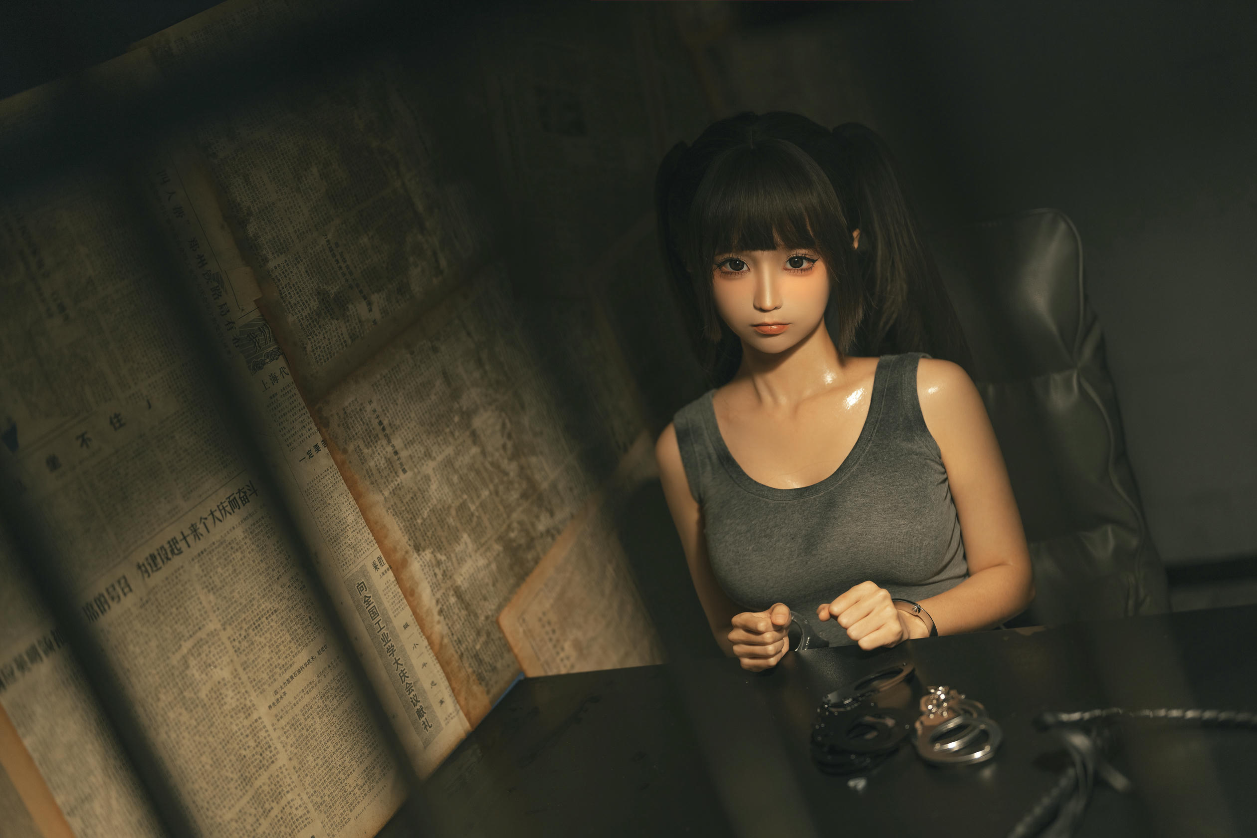 蠢沫沫 NO.196《审讯》 [140P 1.47GB]_第1集