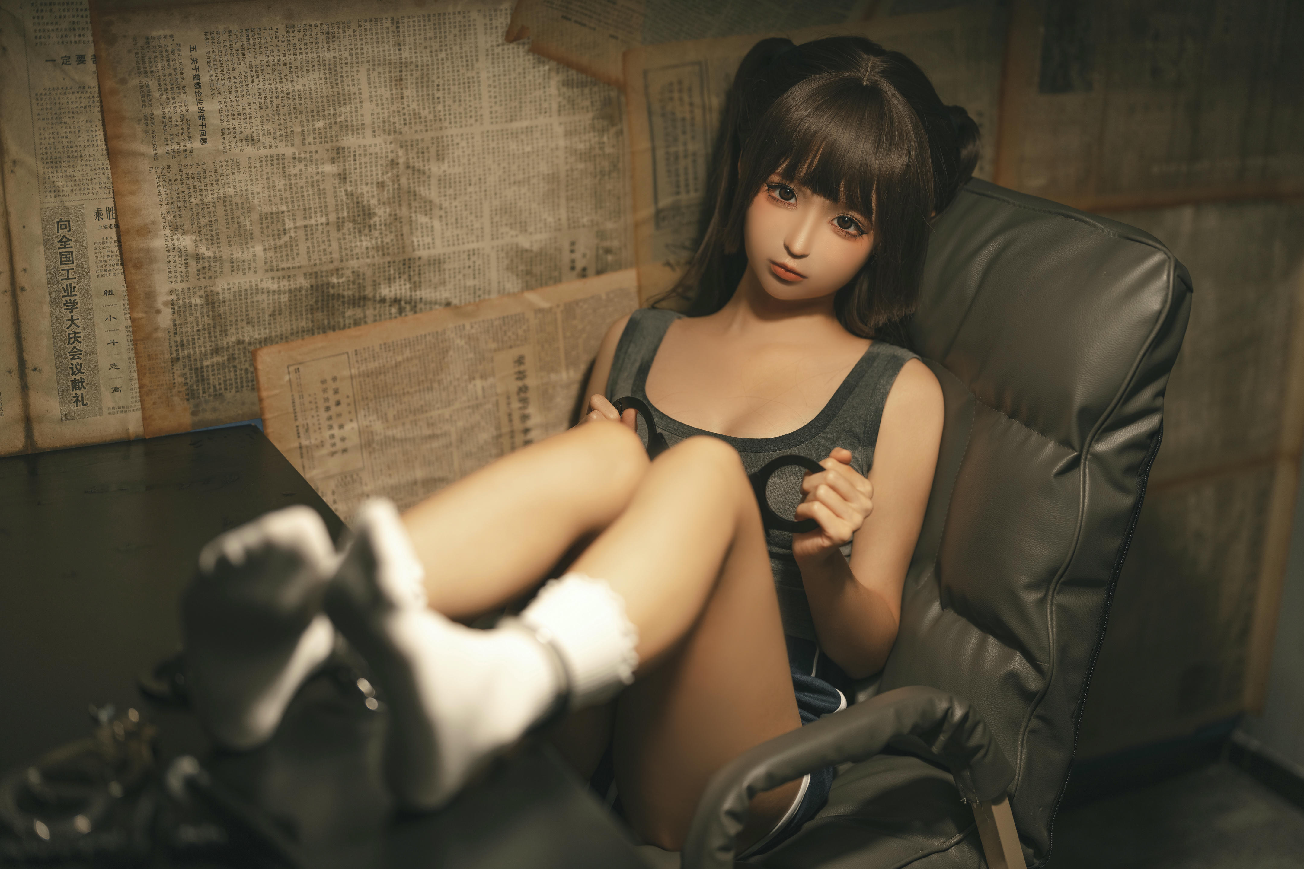 蠢沫沫 NO.196《审讯》 [140P 1.47GB]_第1集