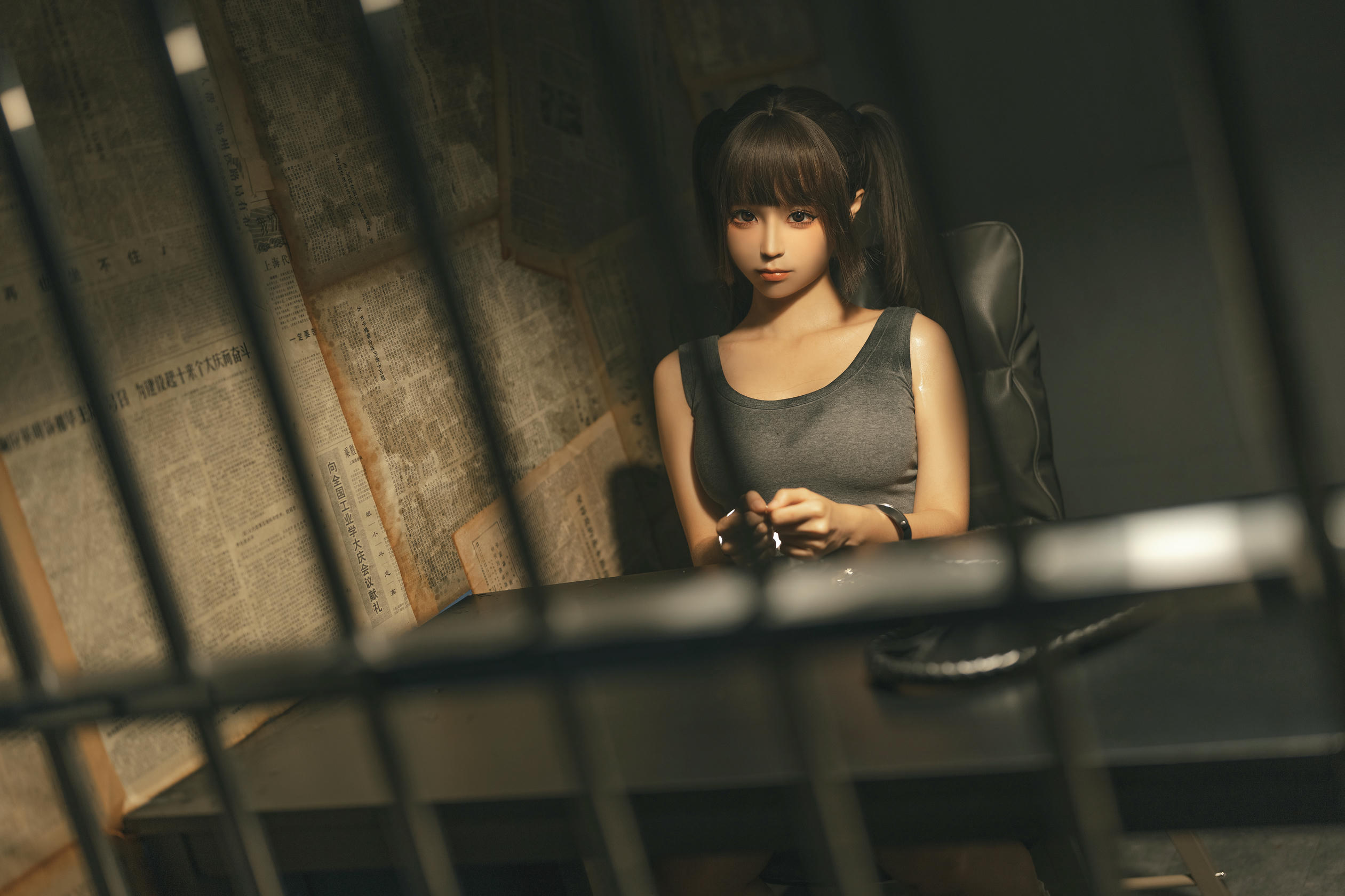 蠢沫沫 NO.196《审讯》 [140P 1.47GB]_第1集