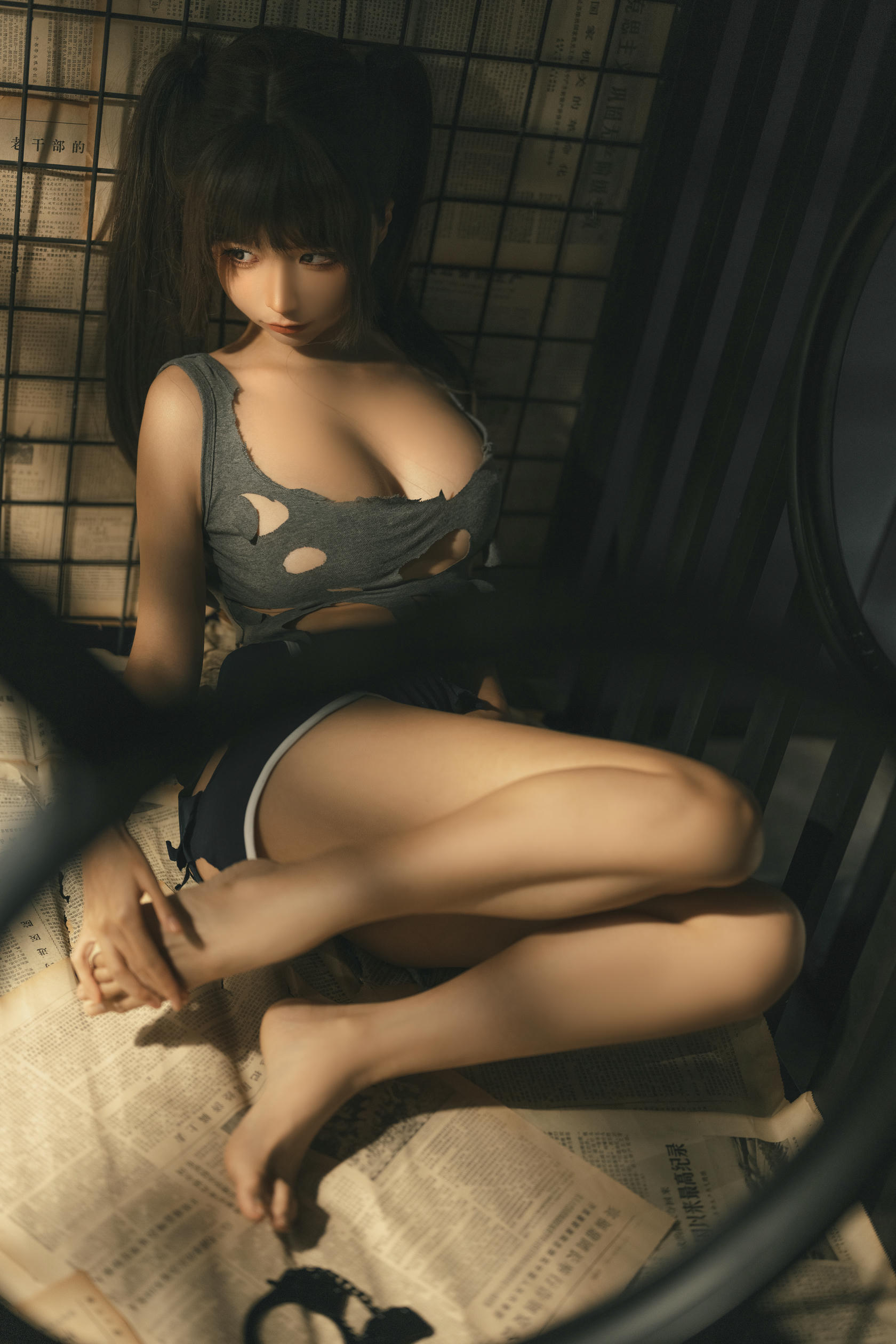 蠢沫沫 NO.196《审讯》 [140P 1.47GB]_第4集