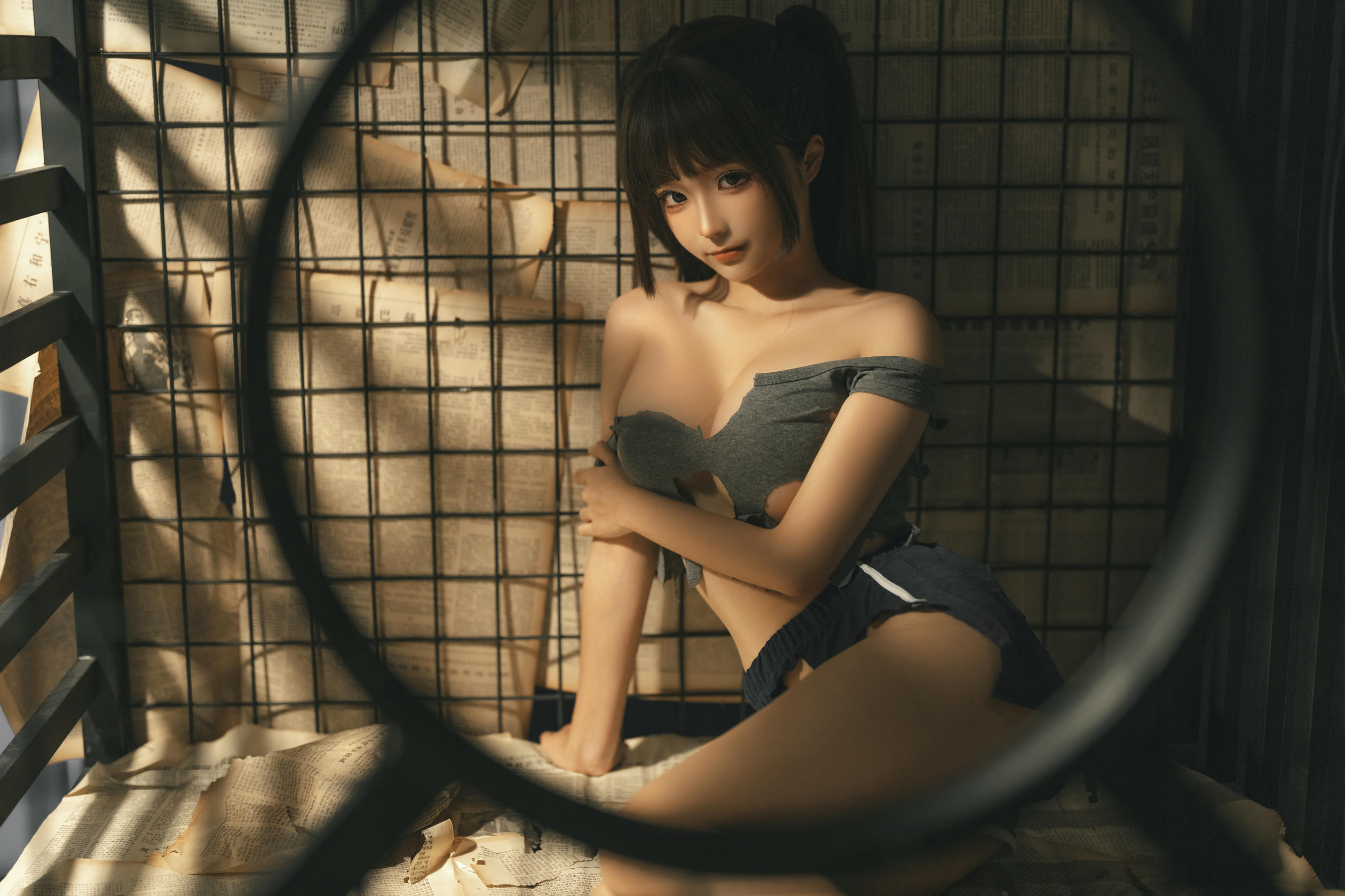 蠢沫沫 NO.196《审讯》 [140P 1.47GB]_第4集