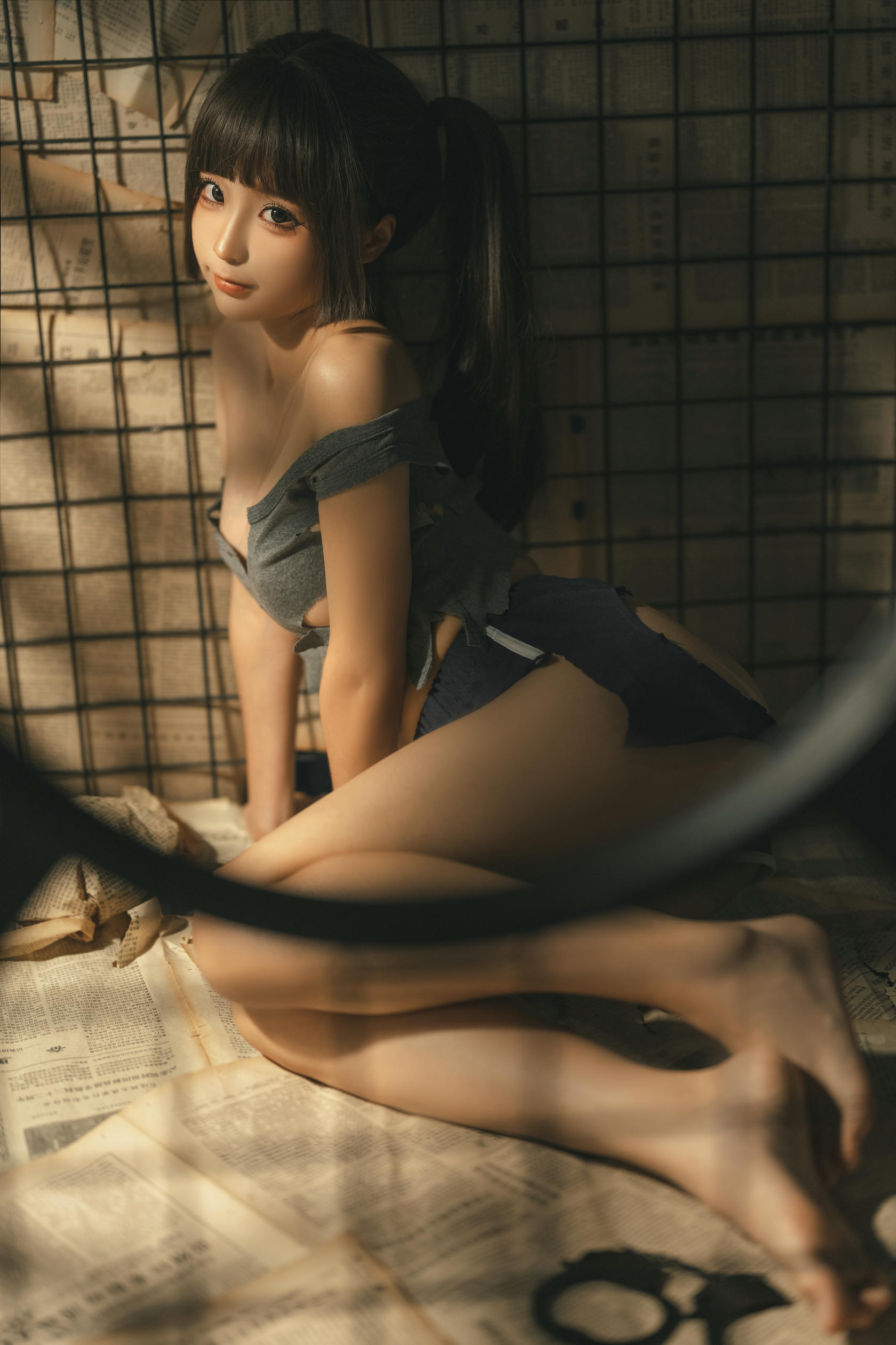 蠢沫沫 NO.196《审讯》 [140P 1.47GB]_第5集