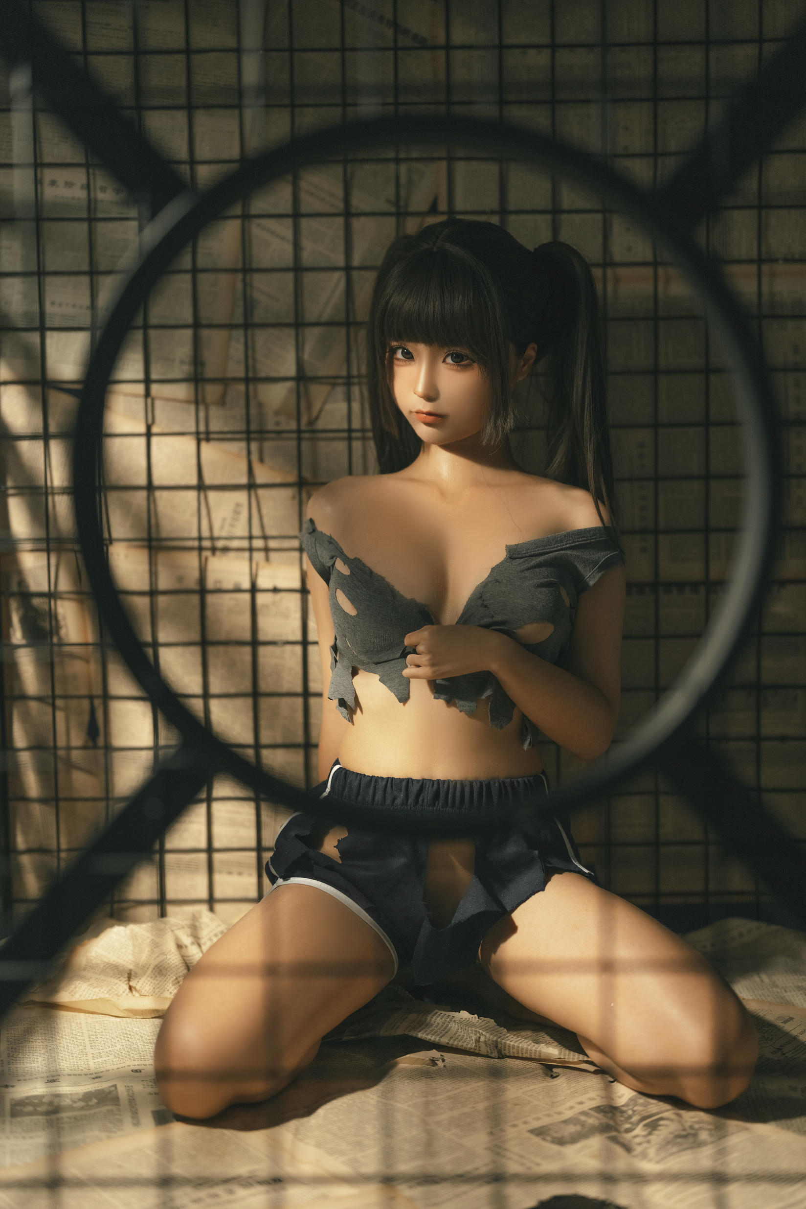 蠢沫沫 NO.196《审讯》 [140P 1.47GB]_第5集