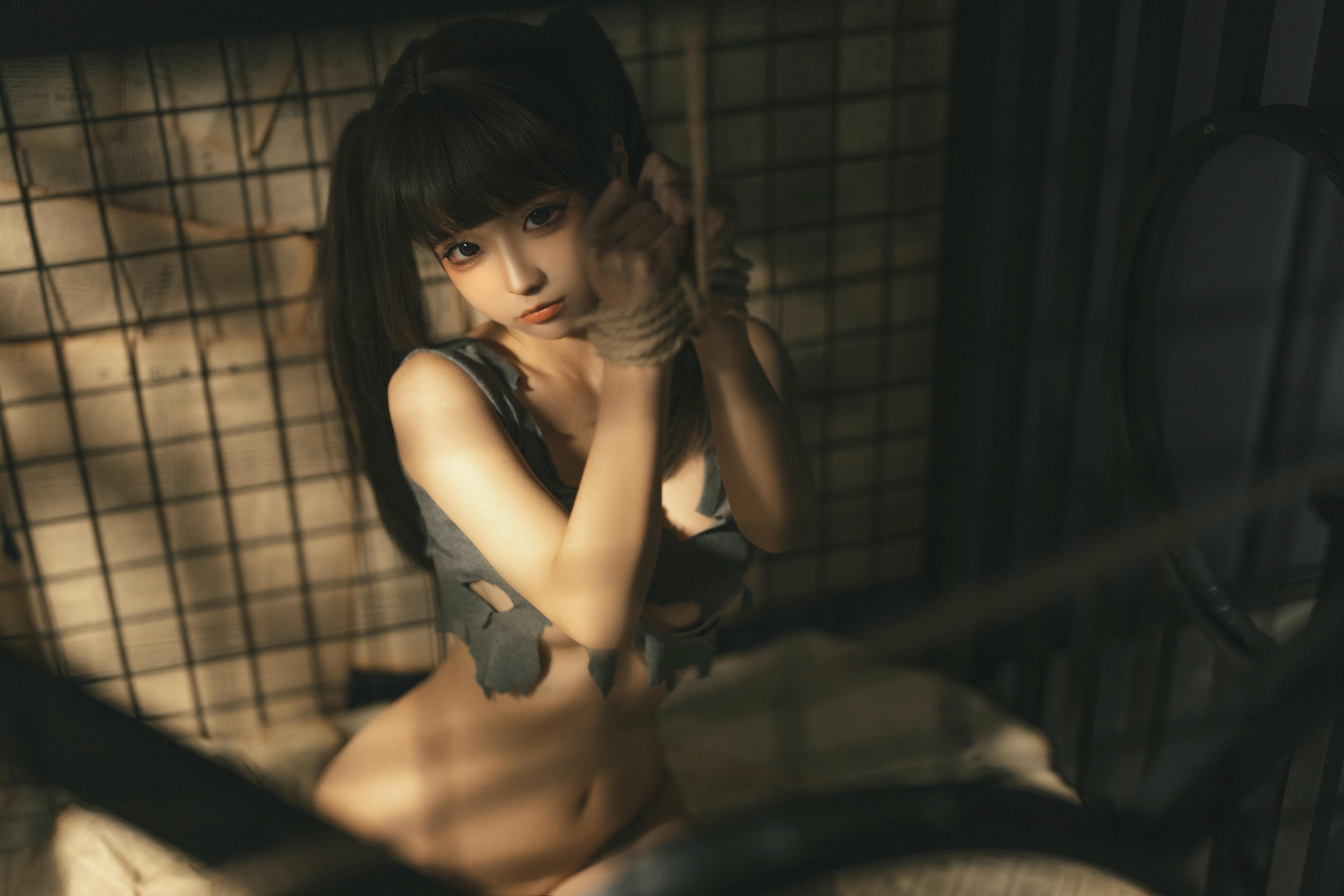 蠢沫沫 NO.196《审讯》 [140P 1.47GB]_第5集