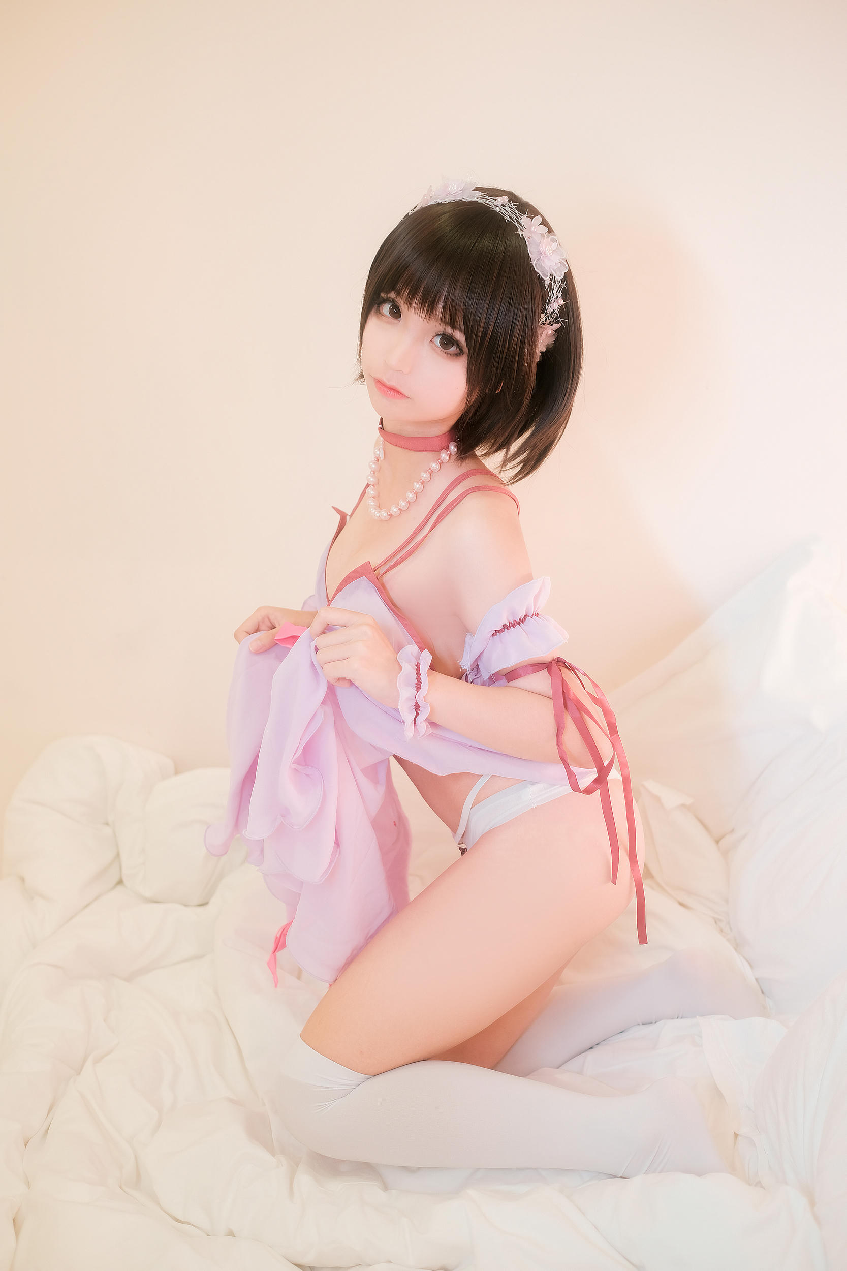 蠢沫沫 NO.022 加藤惠睡衣 [44P 569MB]_第1集