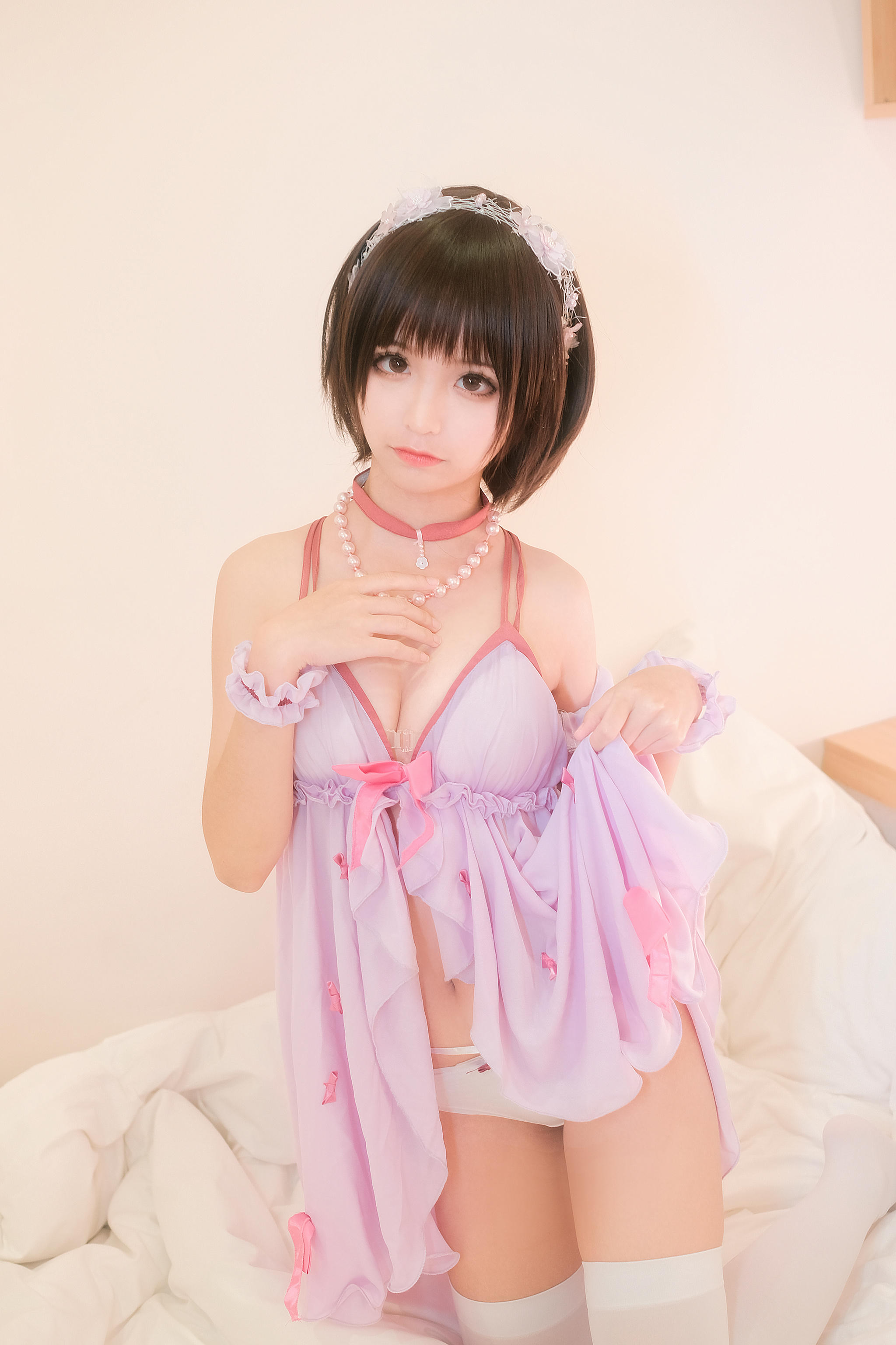 蠢沫沫 NO.022 加藤惠睡衣 [44P 569MB]_第1集