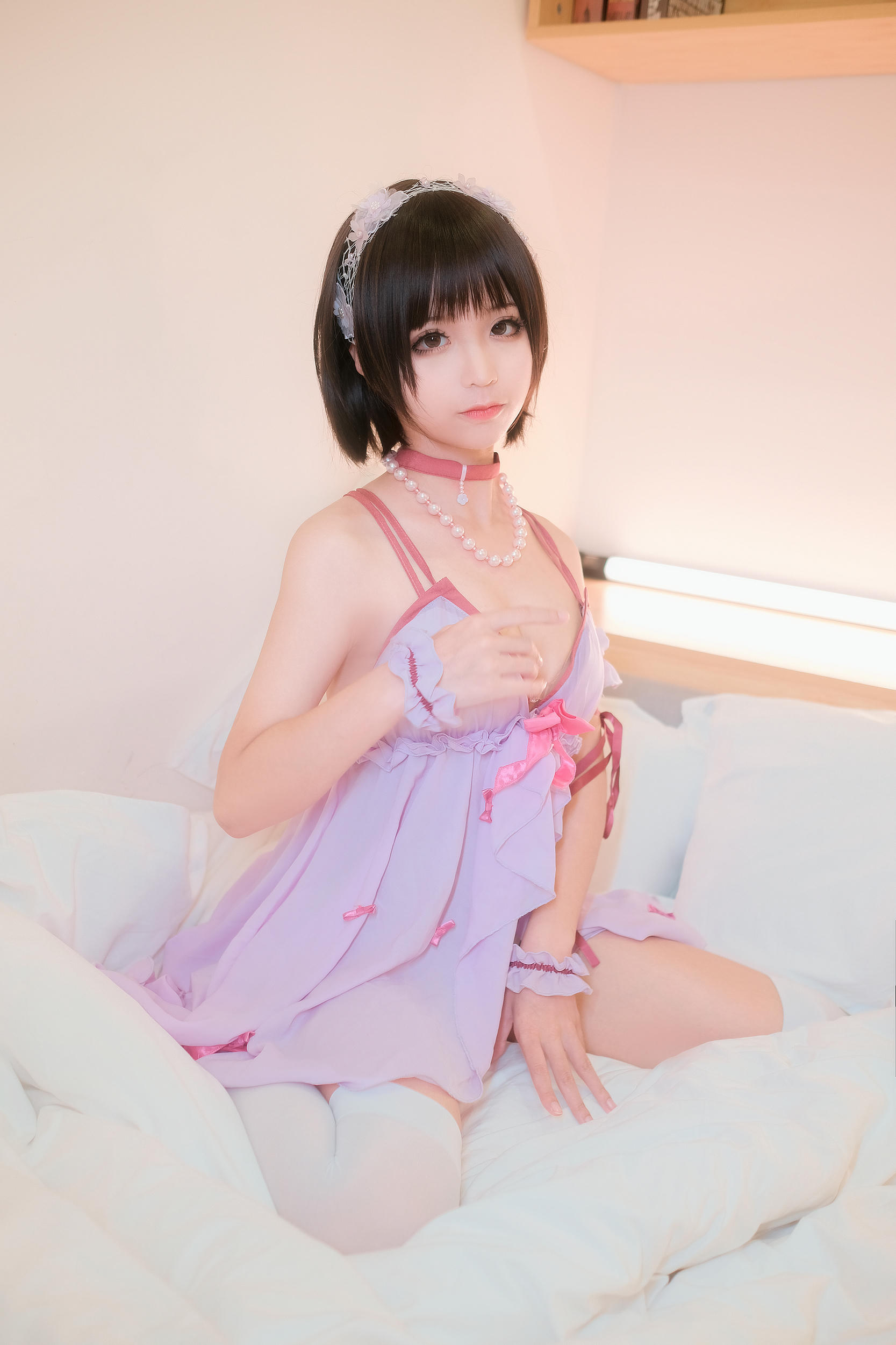 蠢沫沫 NO.022 加藤惠睡衣 [44P 569MB]_第1集