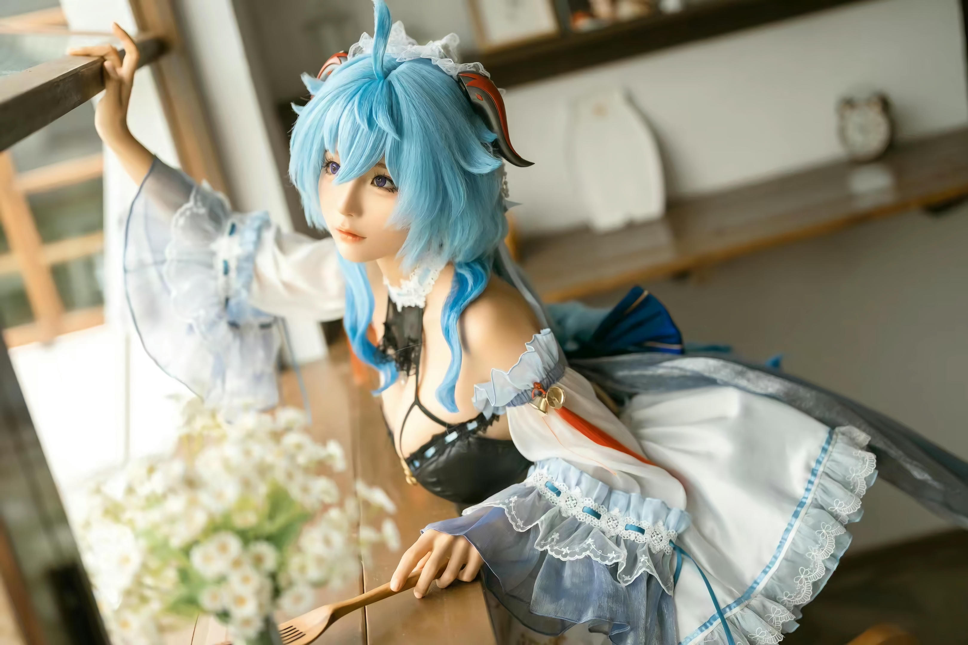 蠢沫沫 NO.216 甘雨女仆 [14P-158MB]_第1集