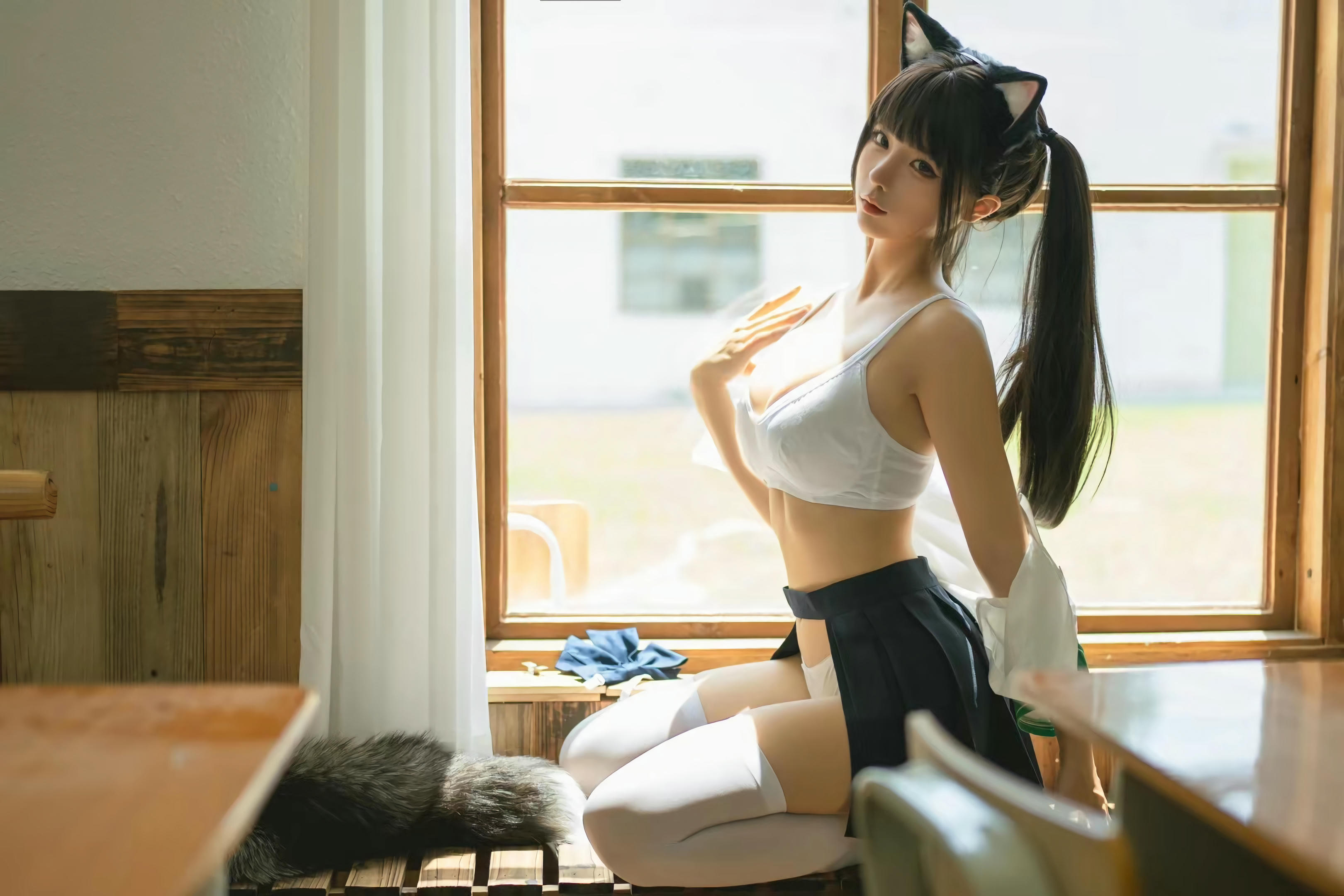 蠢沫沫 NO.218 关于我学妹是个猫娘这件事 [22P-244MB]_第1集