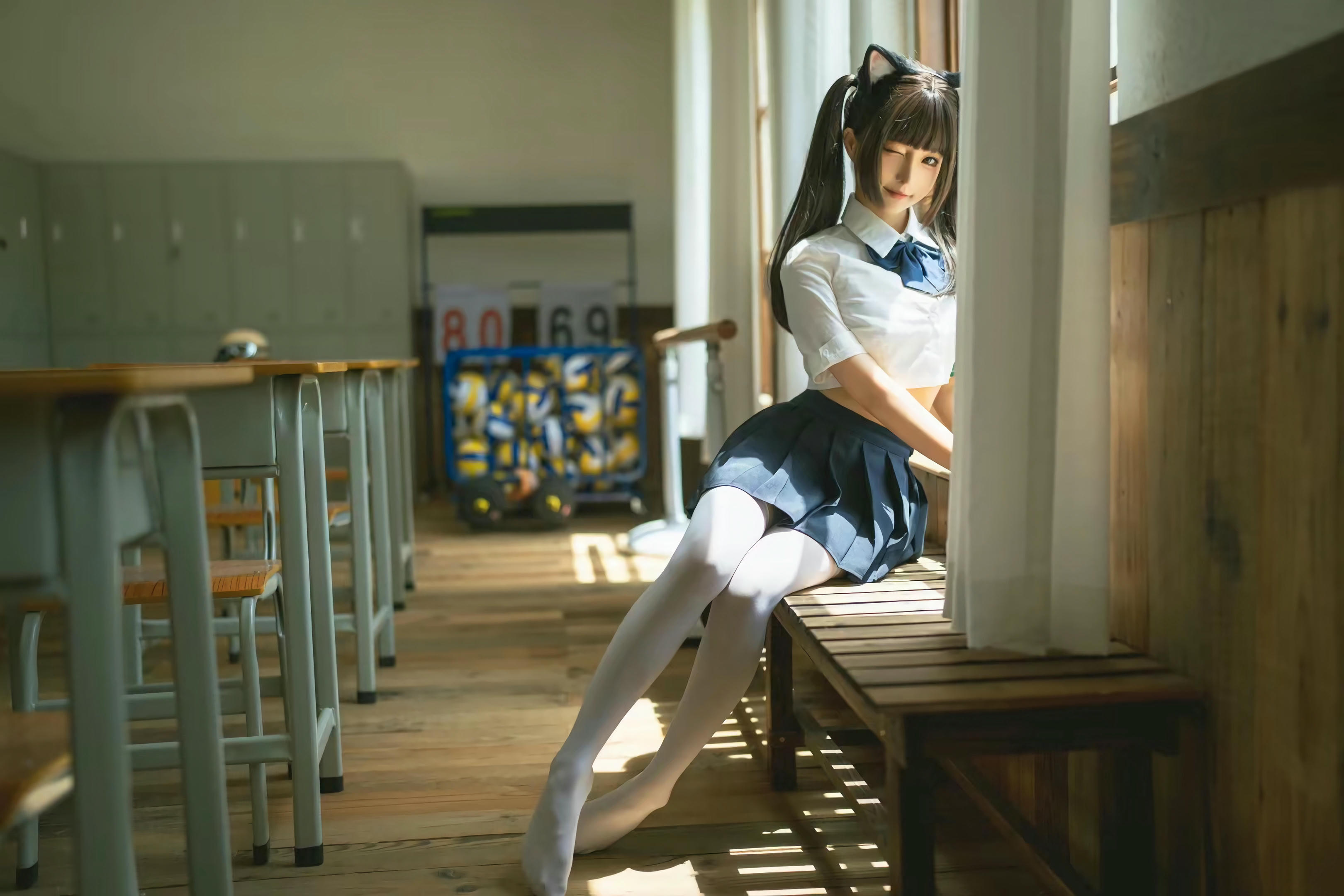 蠢沫沫 NO.218 关于我学妹是个猫娘这件事 [22P-244MB]_第1集