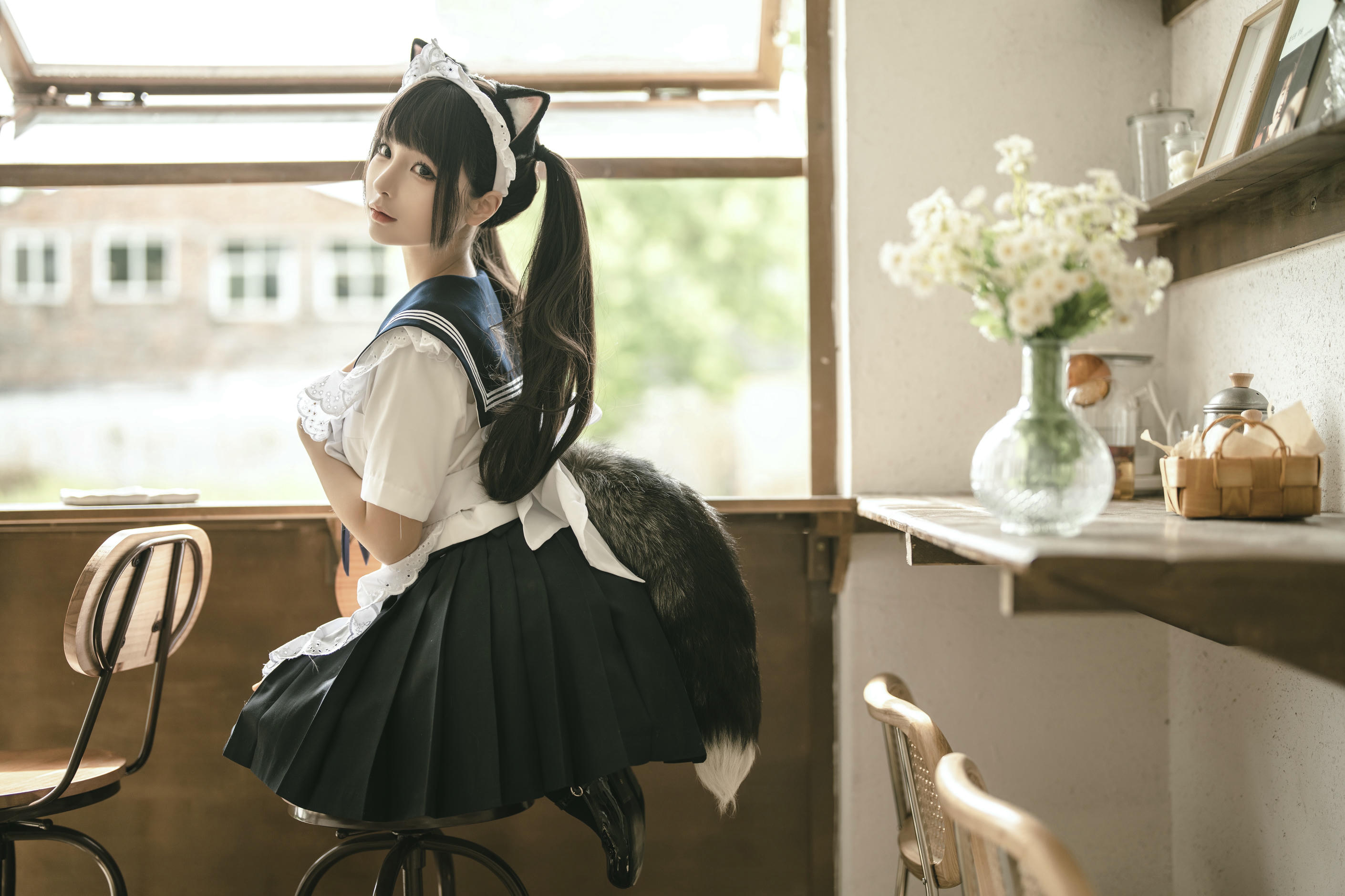 蠢沫沫 NO.222 猫猫女仆[23P-96M]_第1集