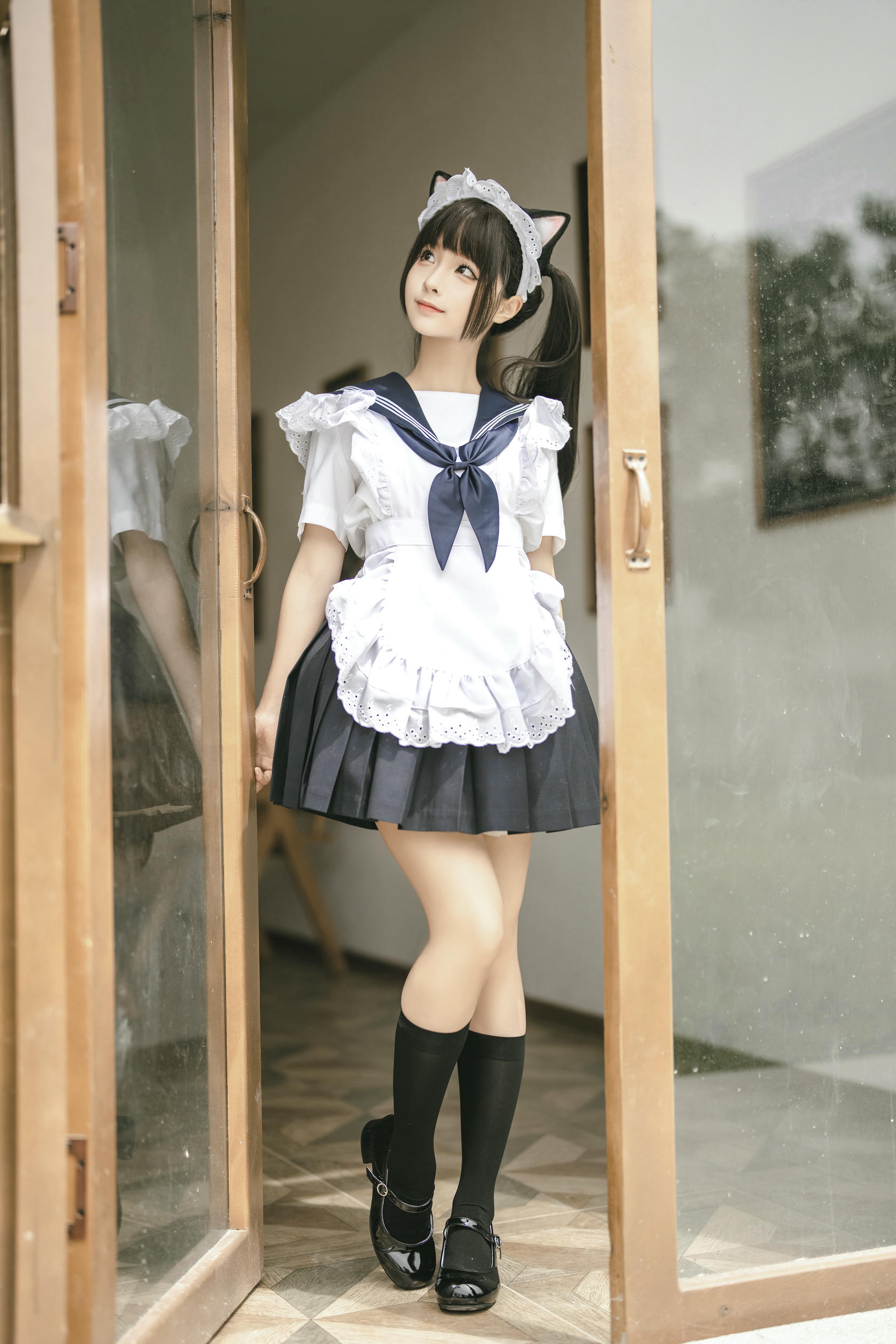 蠢沫沫 NO.222 猫猫女仆[23P-96M]_第1集