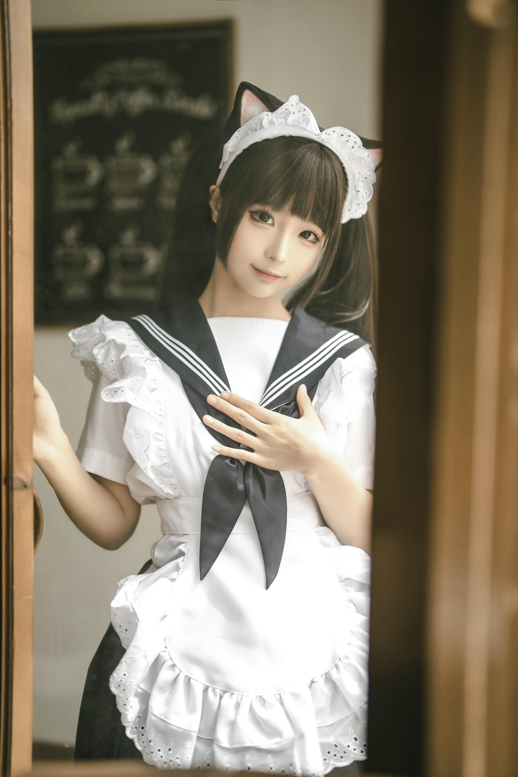 蠢沫沫 NO.222 猫猫女仆[23P-96M]_第1集