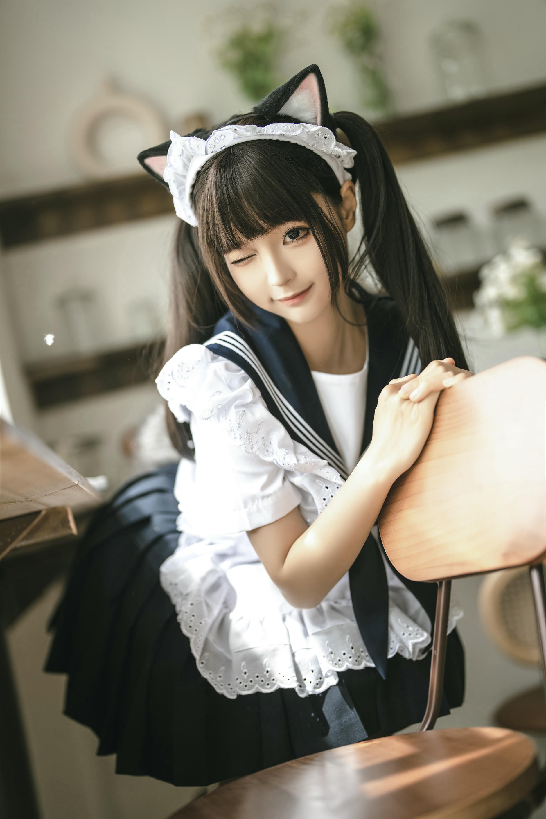 蠢沫沫 NO.222 猫猫女仆[23P-96M]_第1集