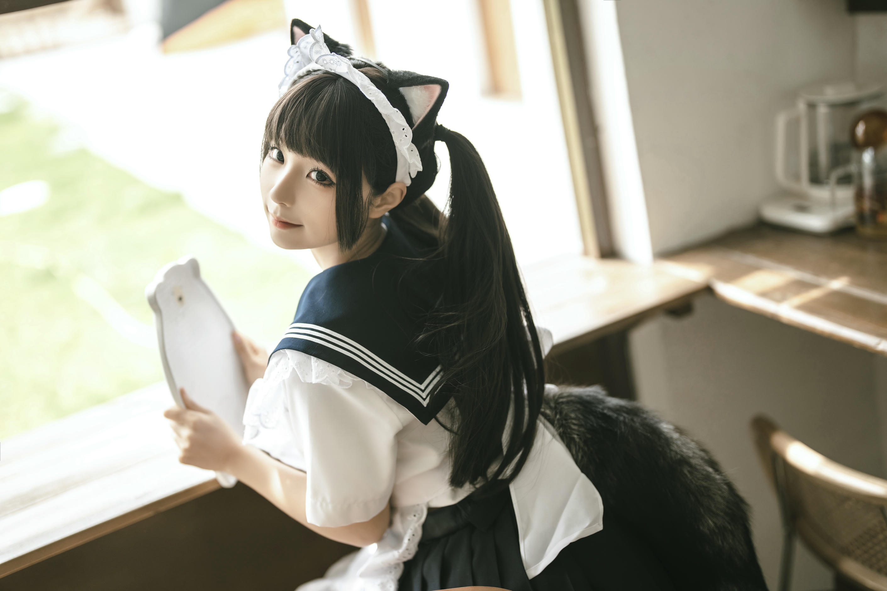 蠢沫沫 NO.222 猫猫女仆[23P-96M]_第1集