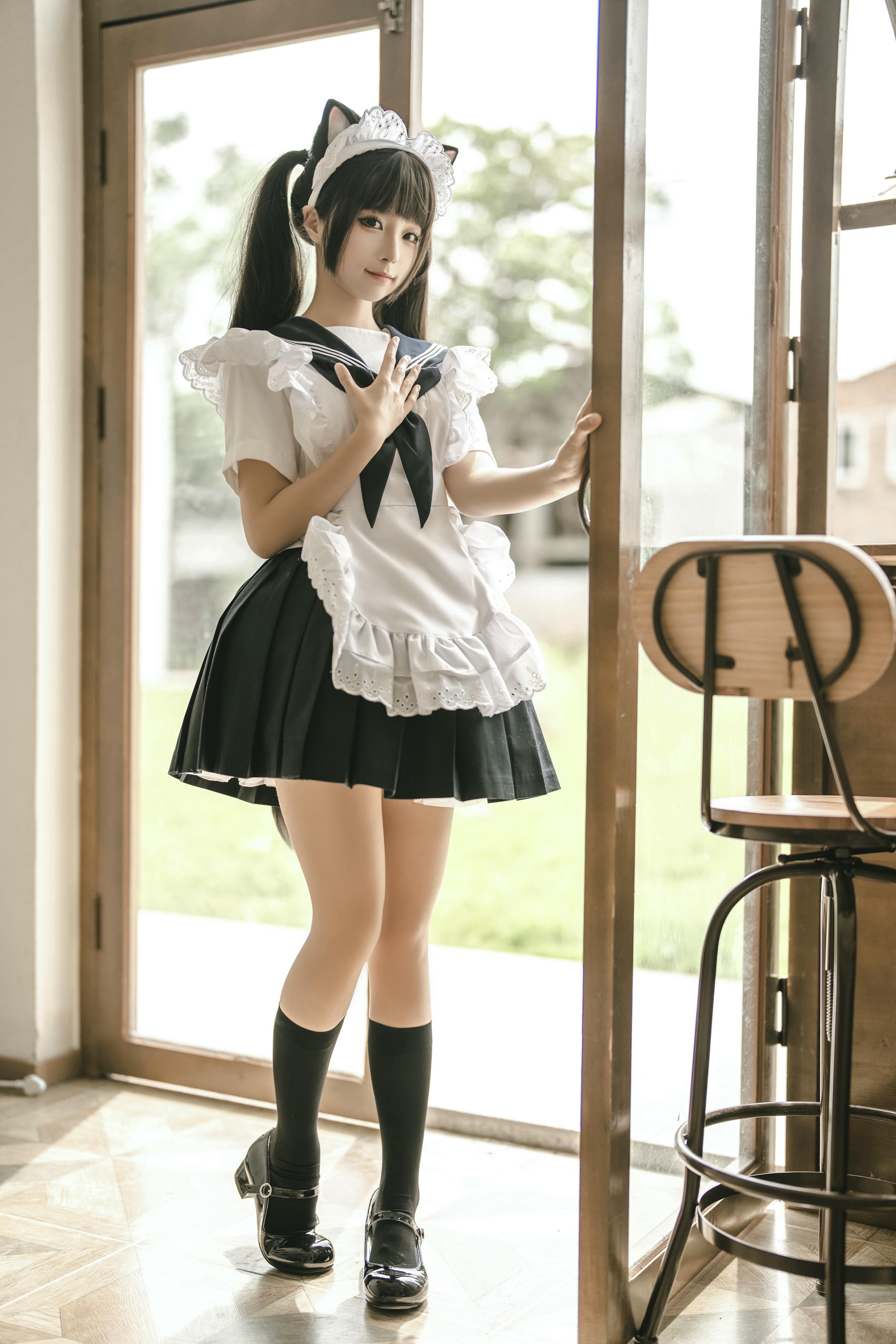 蠢沫沫 NO.222 猫猫女仆[23P-96M]_第1集