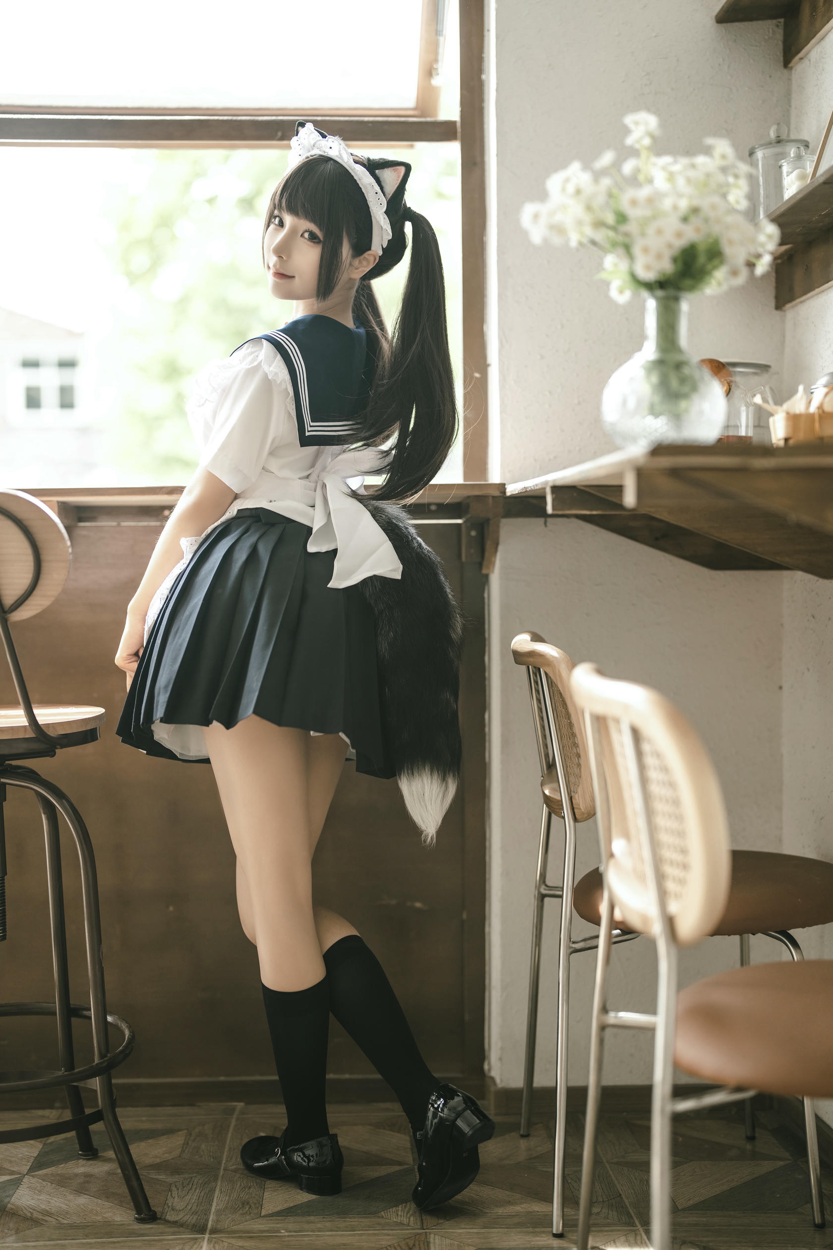 蠢沫沫 NO.222 猫猫女仆[23P-96M]_第2集