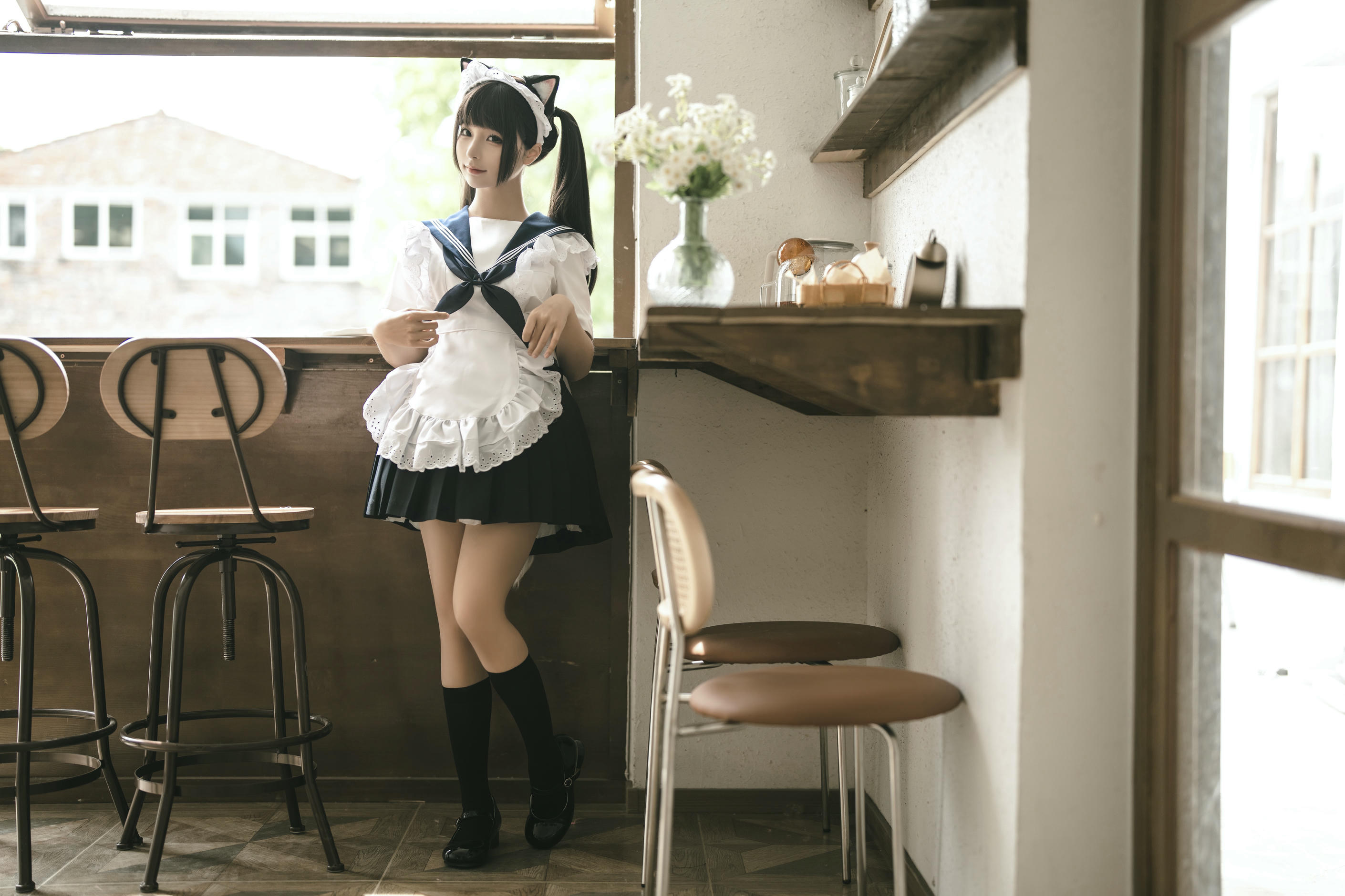 蠢沫沫 NO.222 猫猫女仆[23P-96M]_第2集