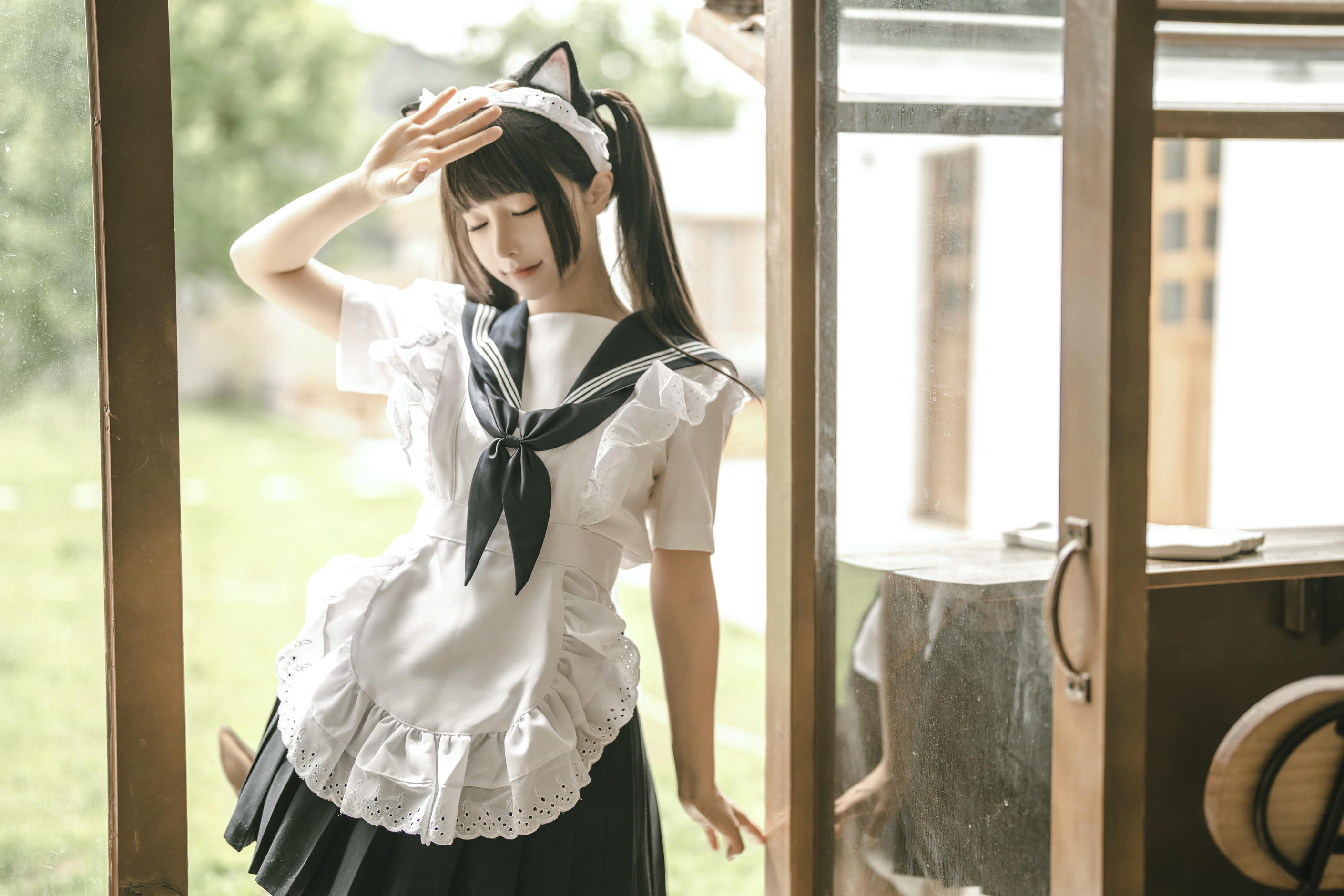 蠢沫沫 NO.222 猫猫女仆[23P-96M]_第1集