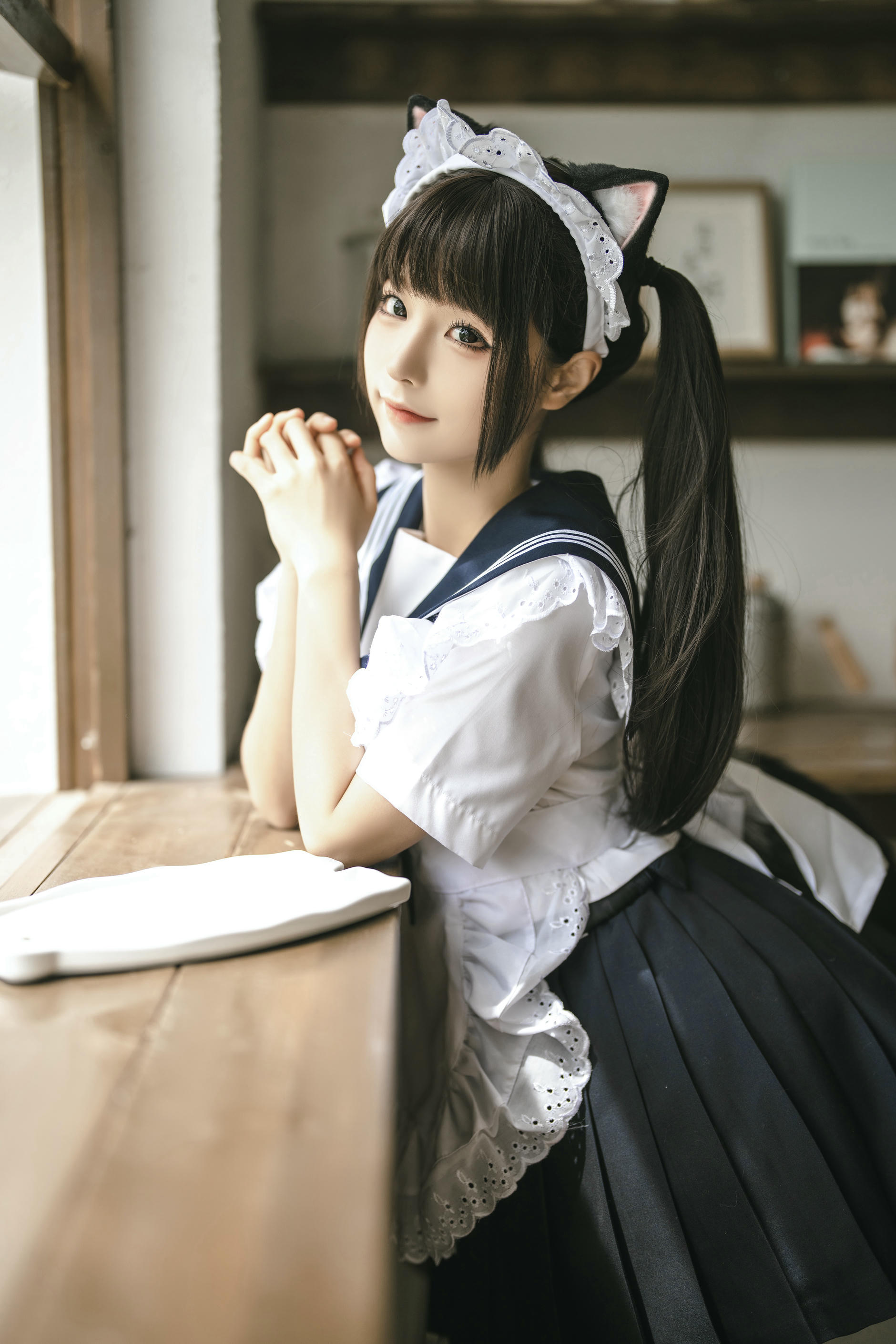 蠢沫沫 NO.222 猫猫女仆[23P-96M]_第1集