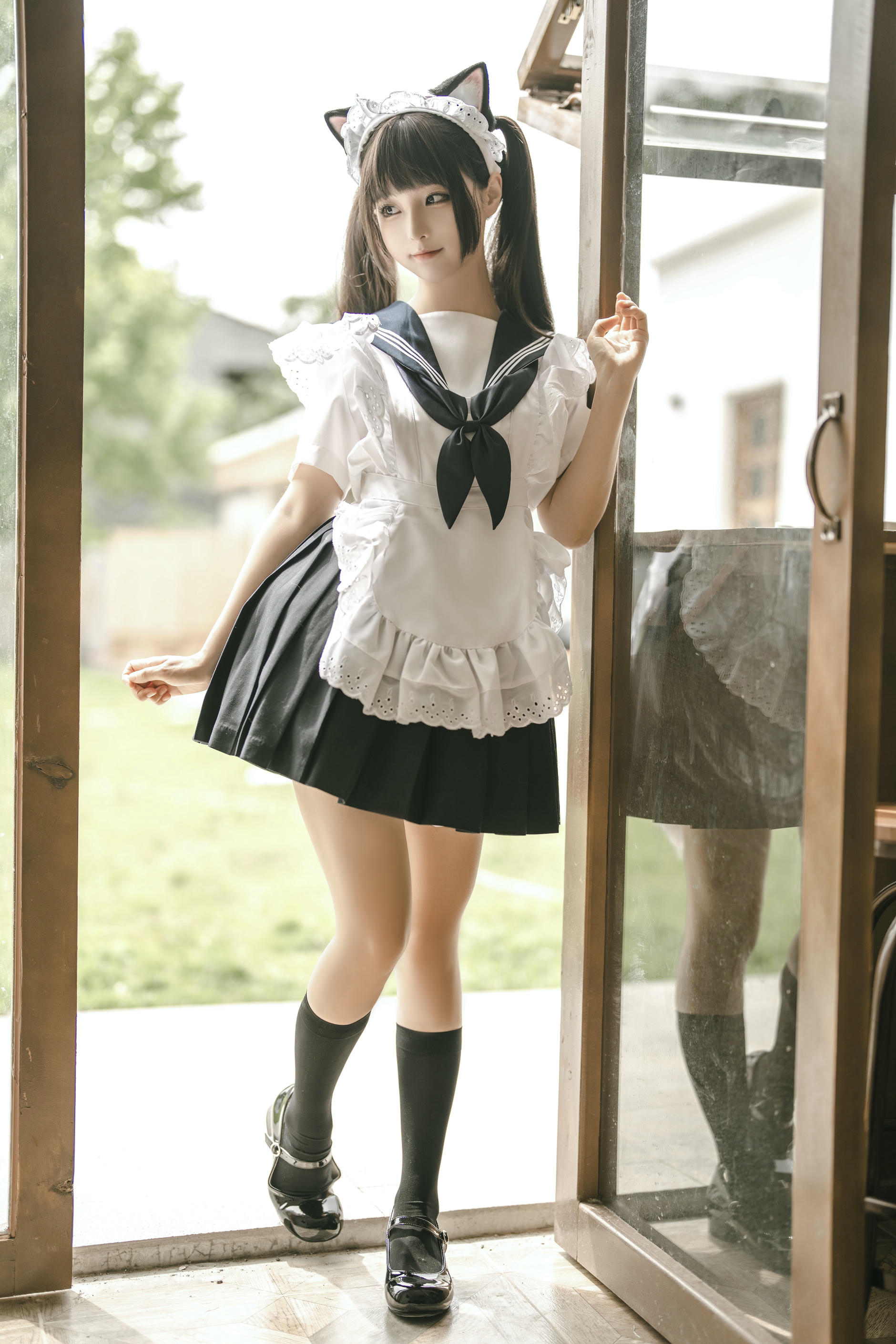 蠢沫沫 NO.222 猫猫女仆[23P-96M]_第1集