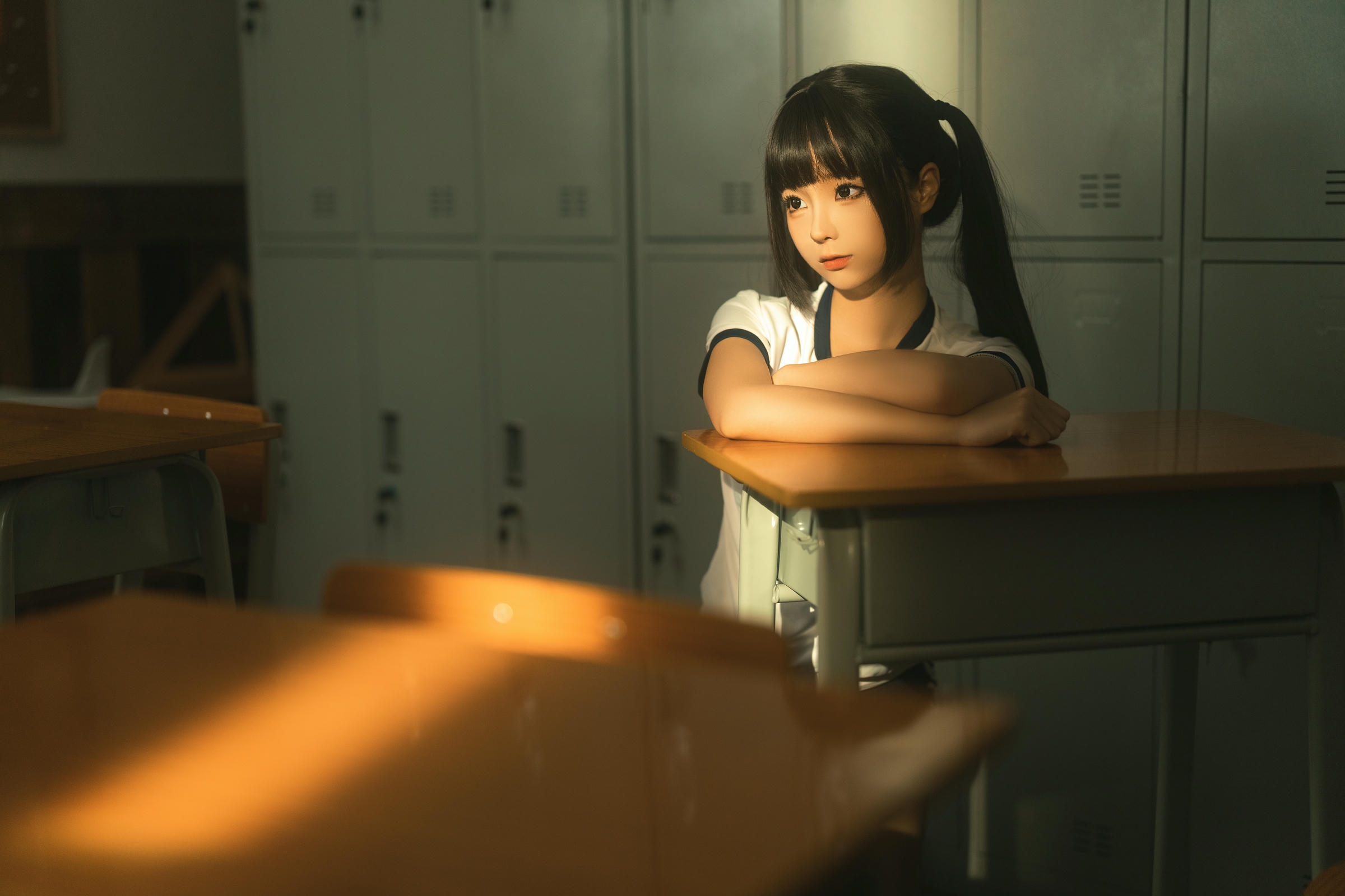 蠢沫沫 NO.223《午后课间》[33P-310MB]_第1集