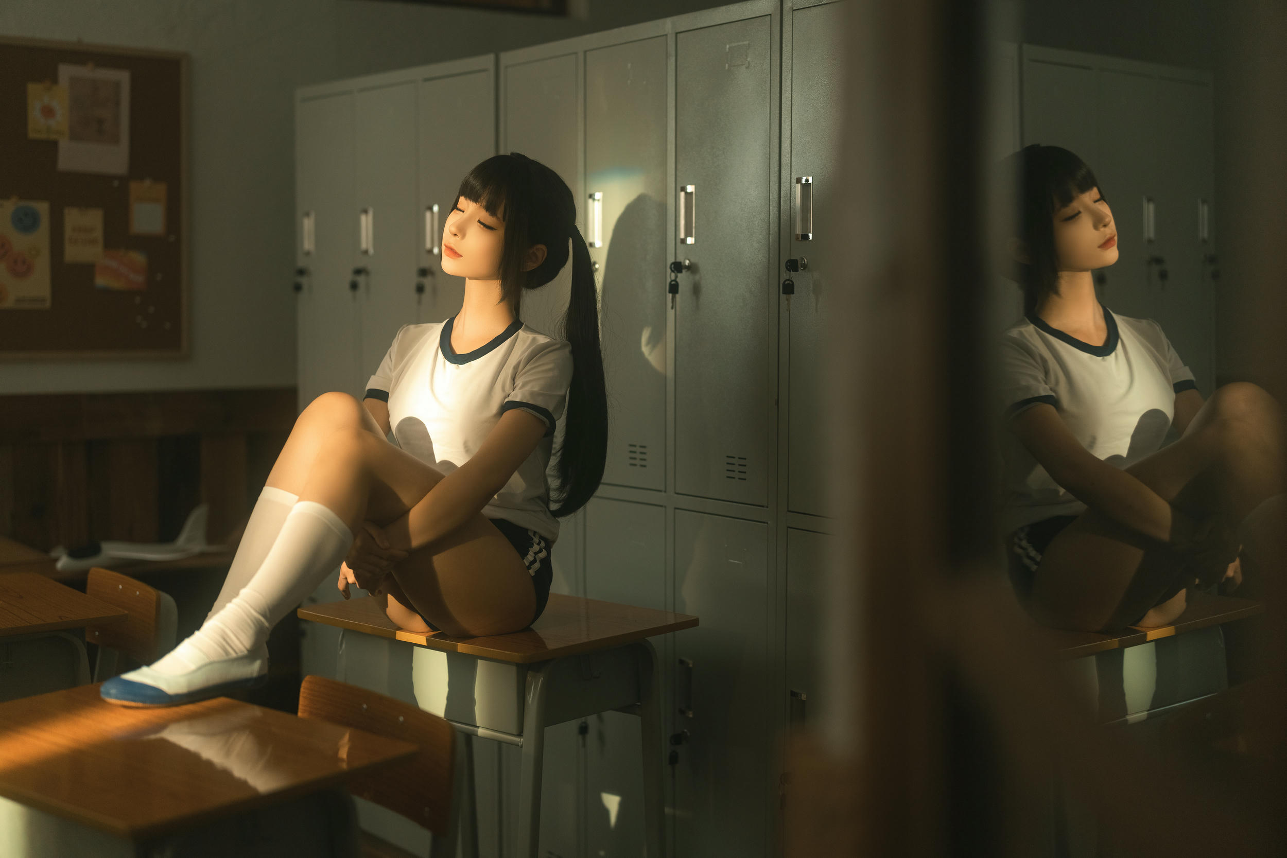 蠢沫沫 NO.223《午后课间》[33P-310MB]_第1集